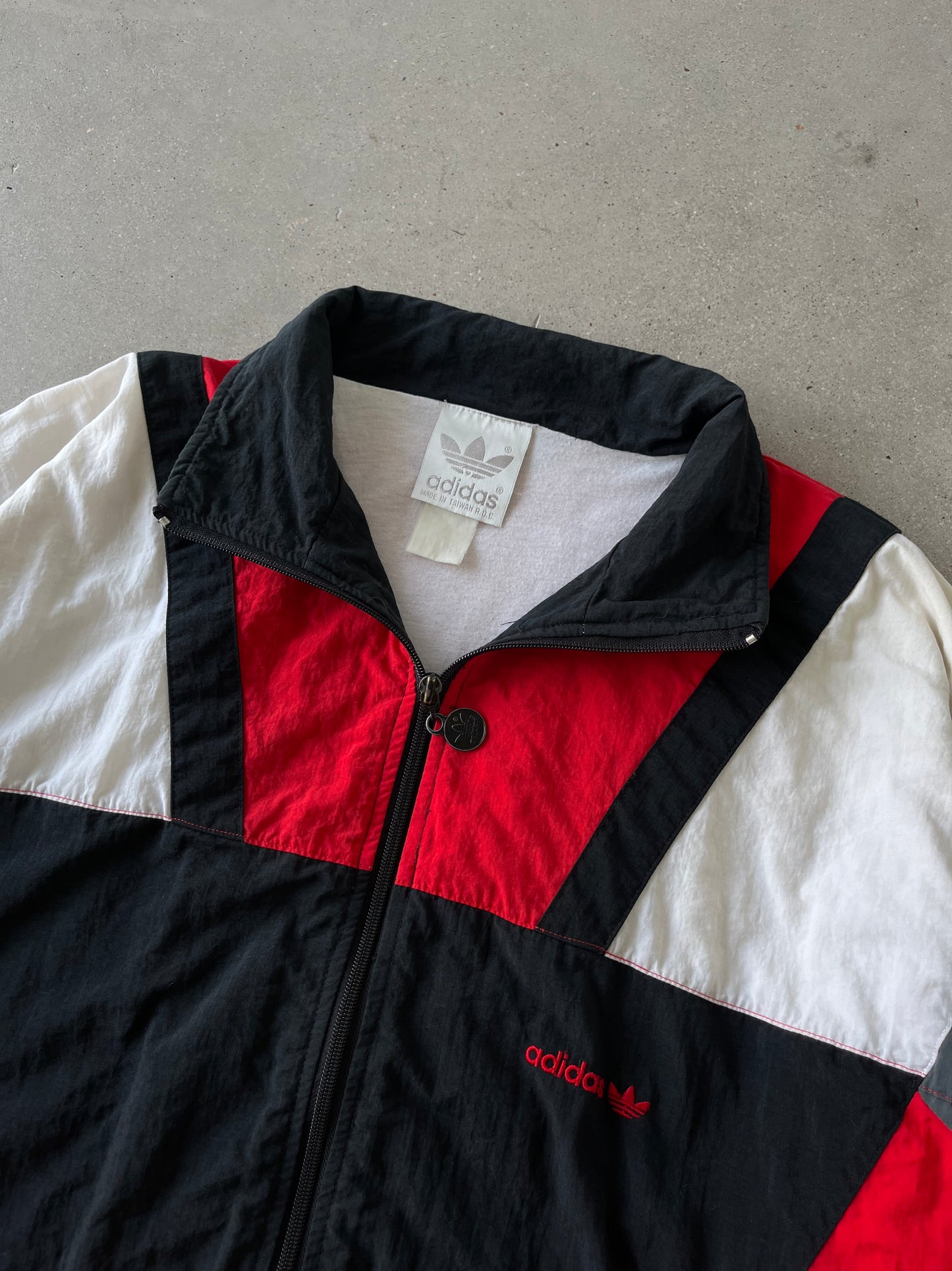 Vintage 90s Adidas Retro Windbreaker - L