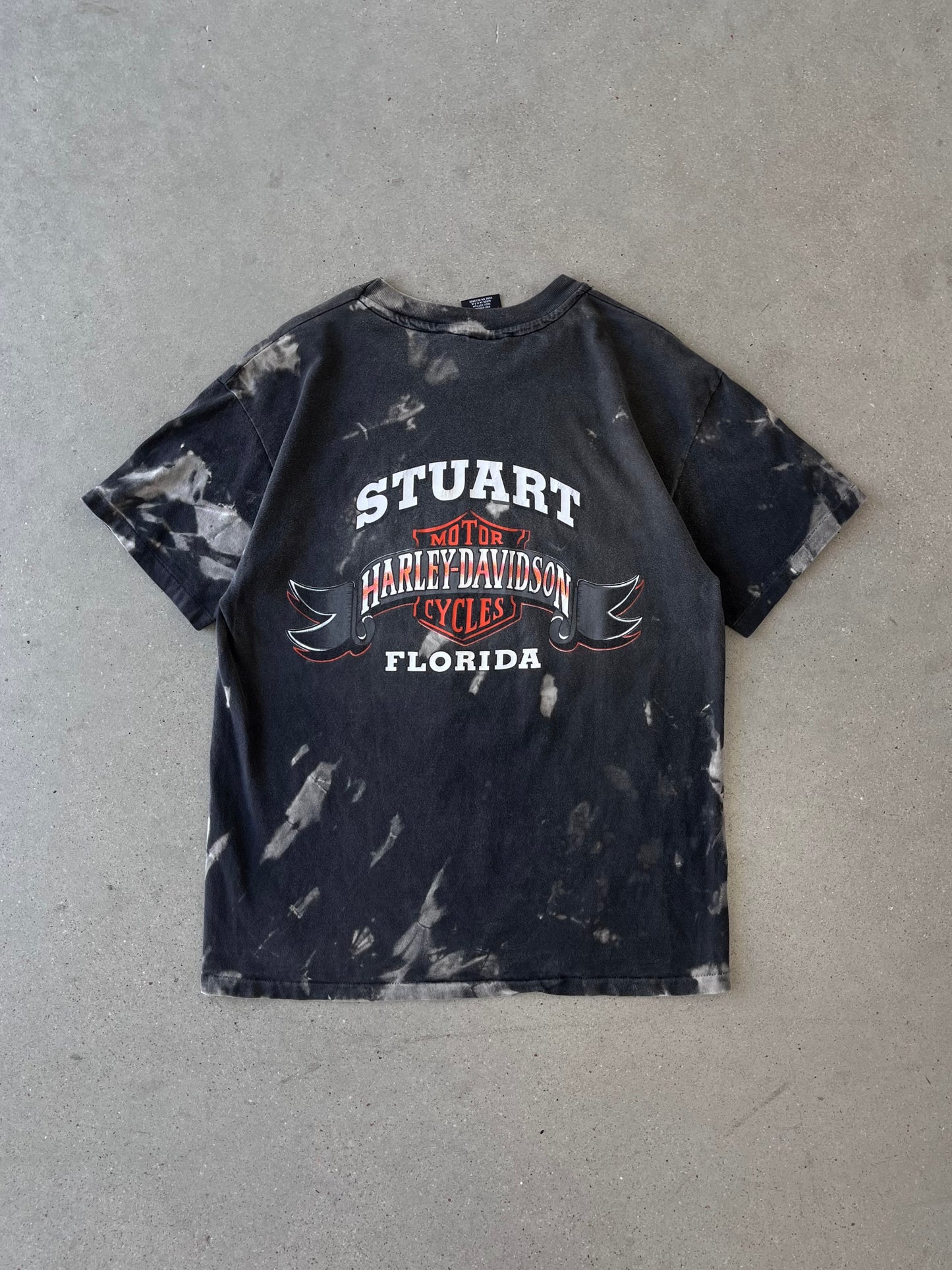 Vintage Stuart Florida Harley Davidson Tee - L