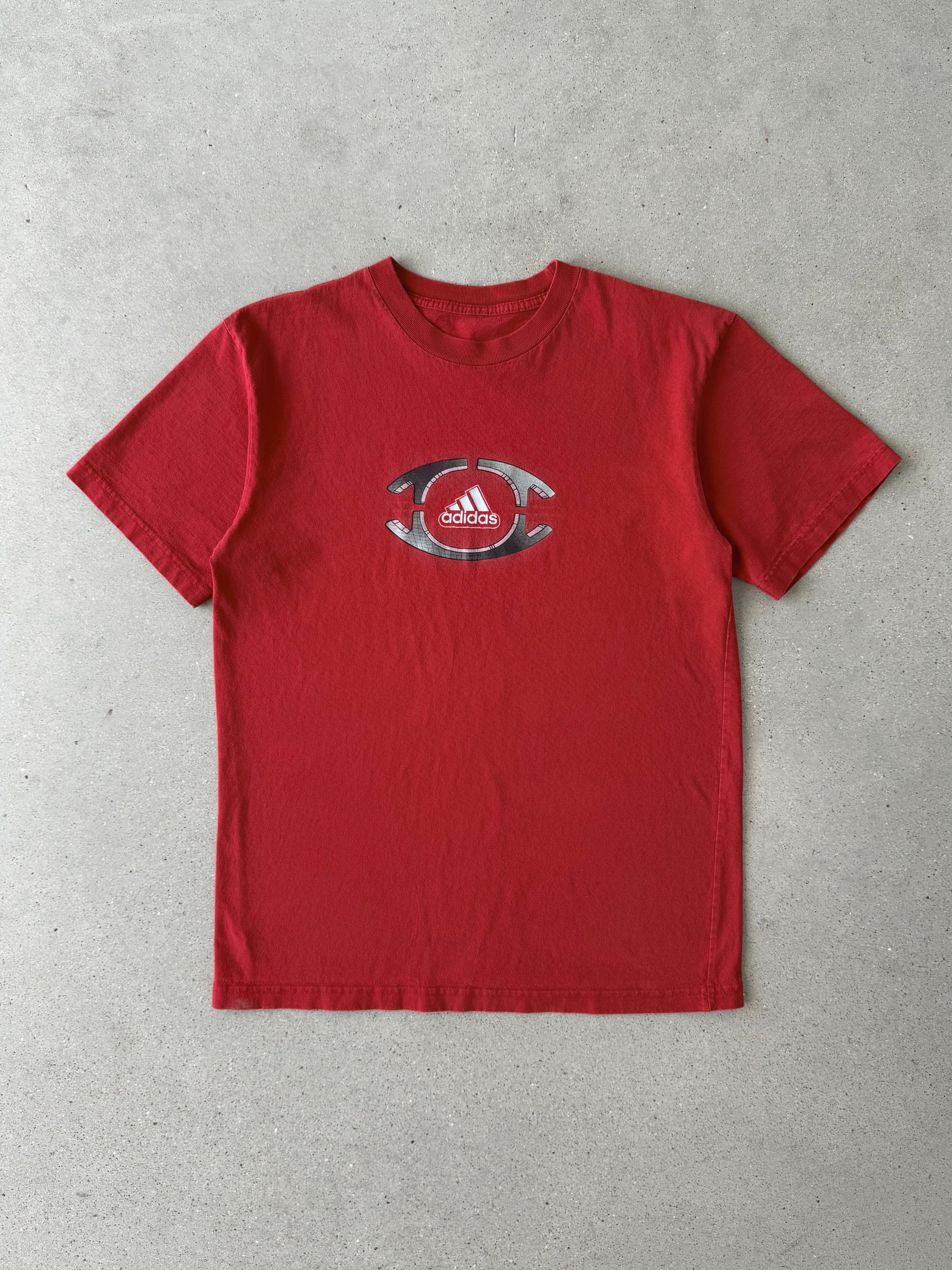 Vintage Adidas Red Tee - M