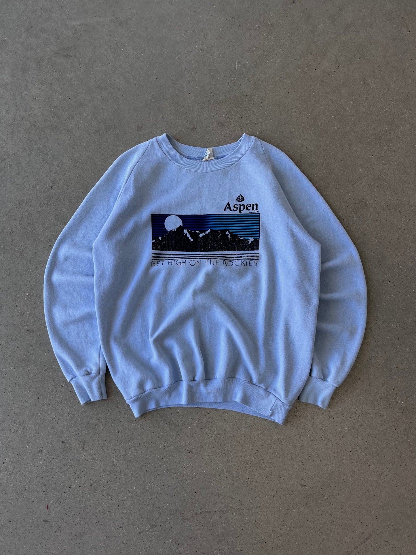 Vintage 1995 Aspeen "Get High on the Rockies" Sweatshirt - XL