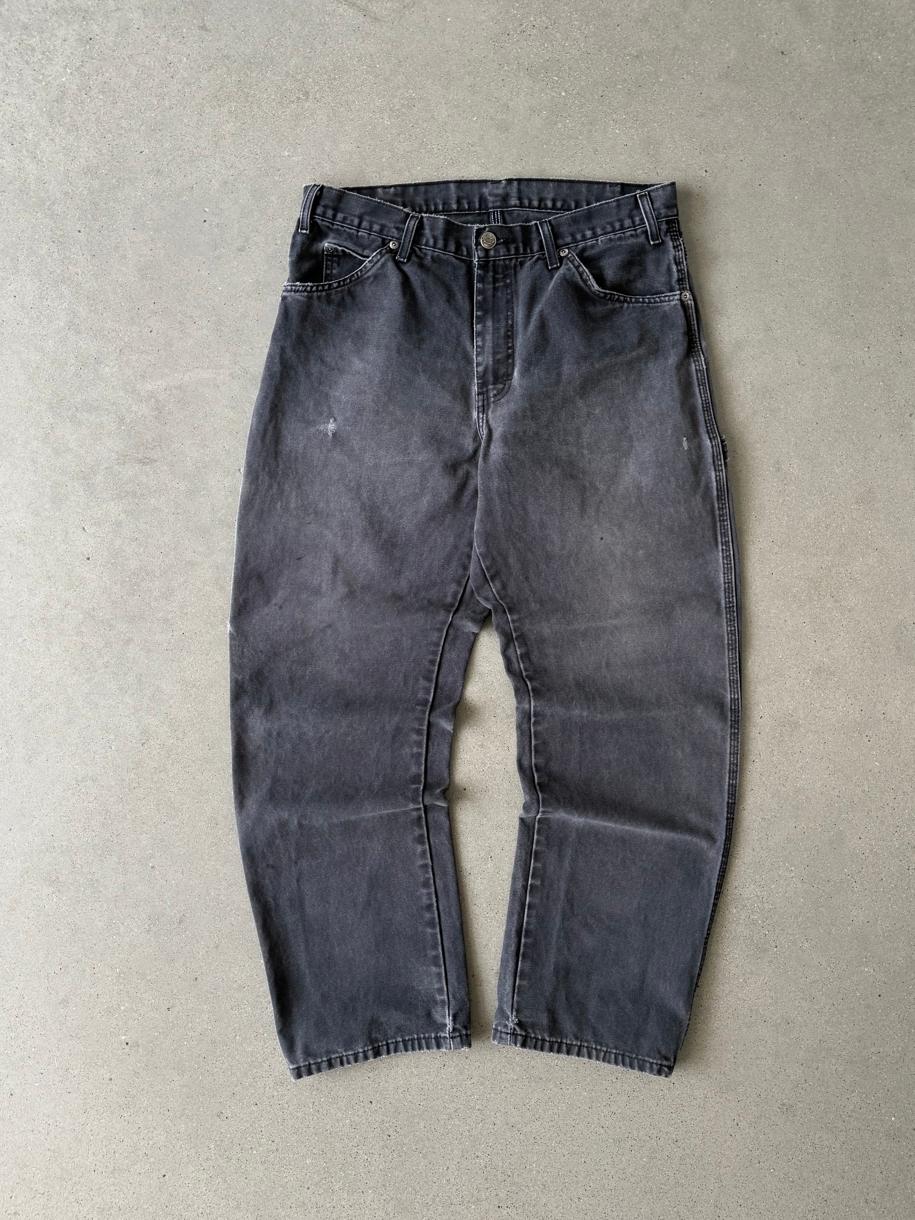 Vintage Dickies Faded Black Carpenter Pants - 32x30