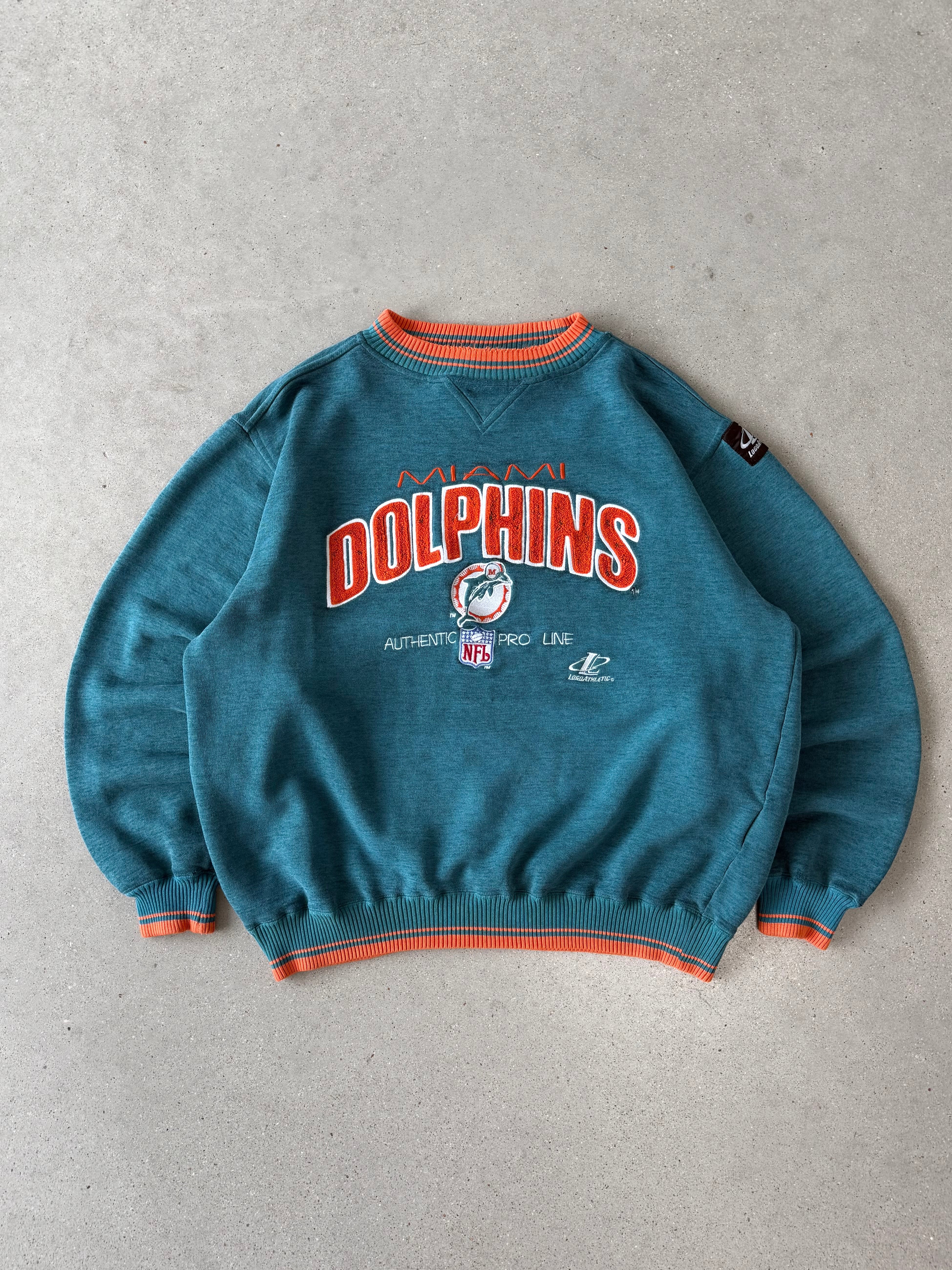 Vintage 1990s Miami Dolphins NFL Crewneck - L
