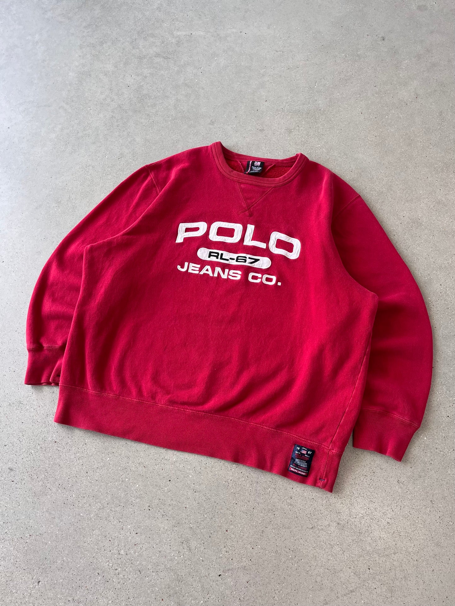 Vintage Polo Jeans Co. Crewneck - XL