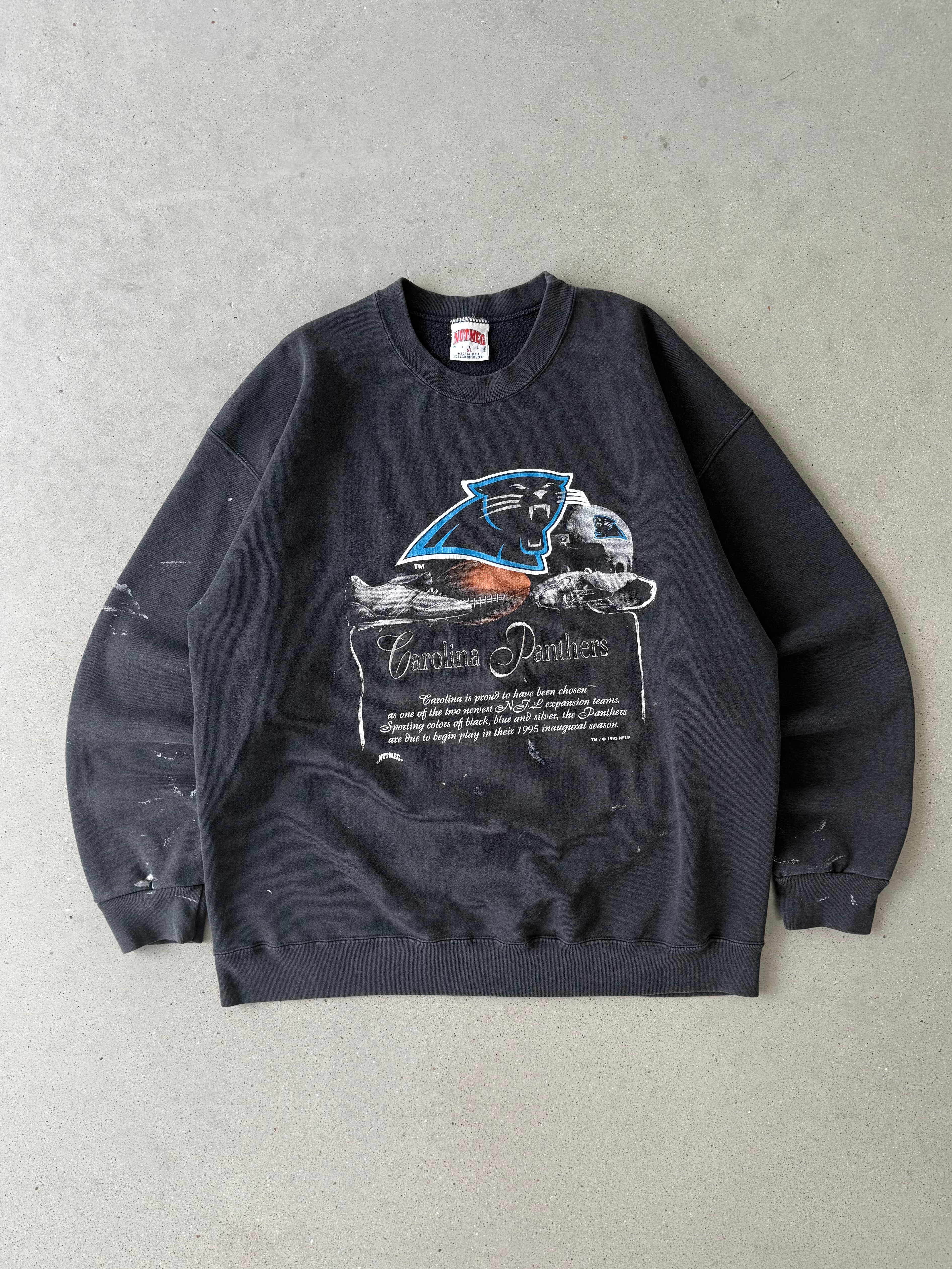 Vintage 1993 Carolina Panthers Prainter's Crewneck - XL