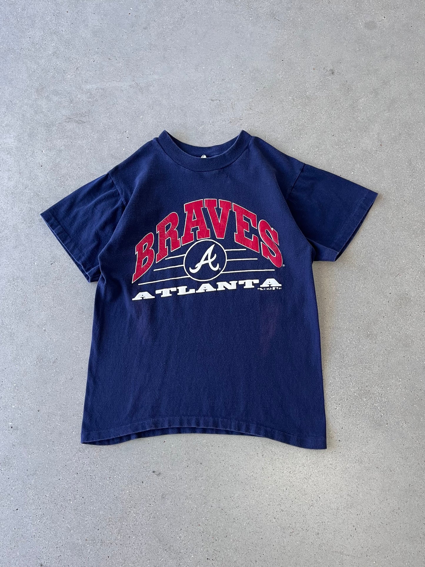 Vintage 1991 Braves Atlanta Tee - XS