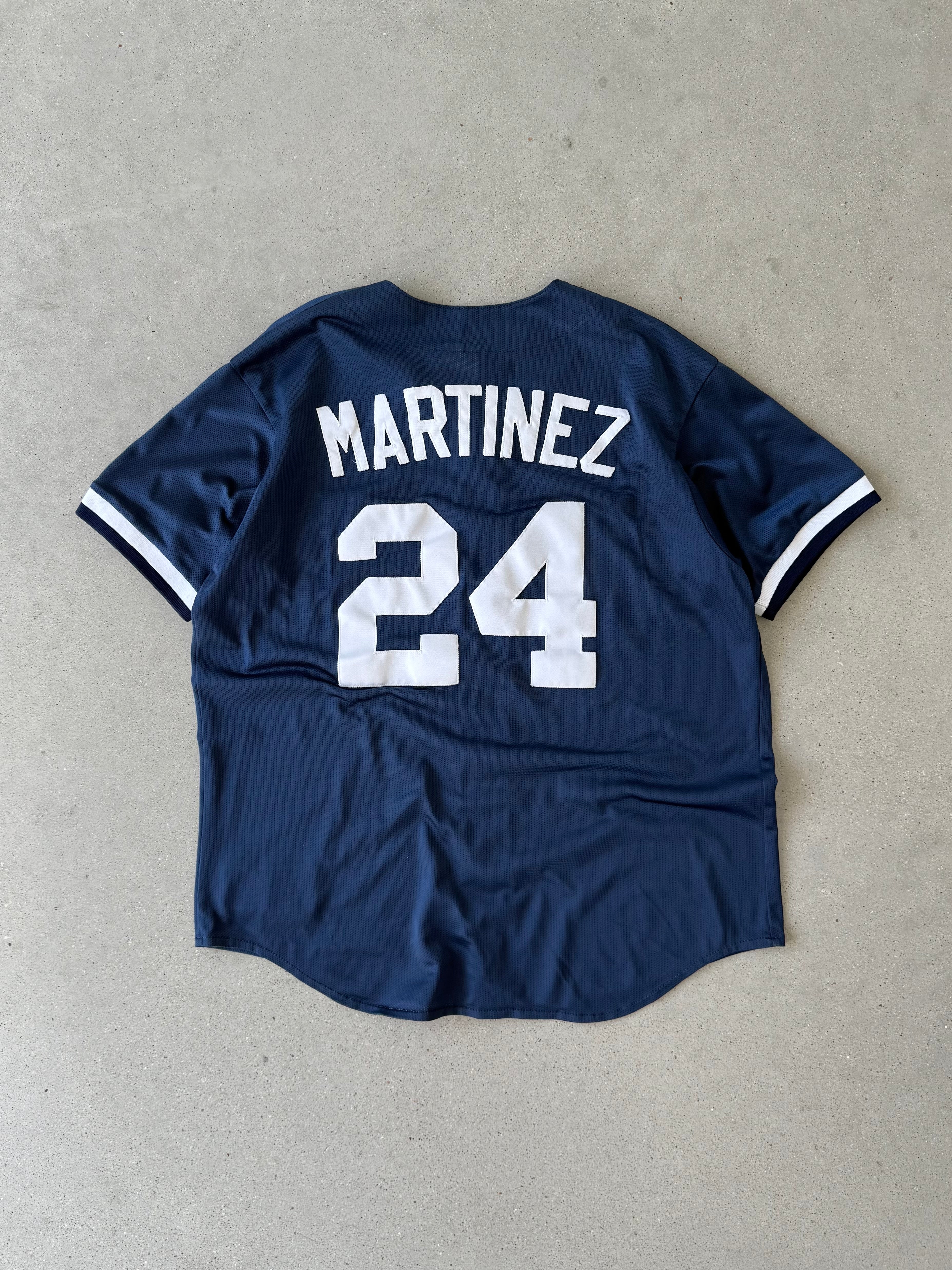 Vintage NY Yankees Martinez #24 Baseball Shirt - XL