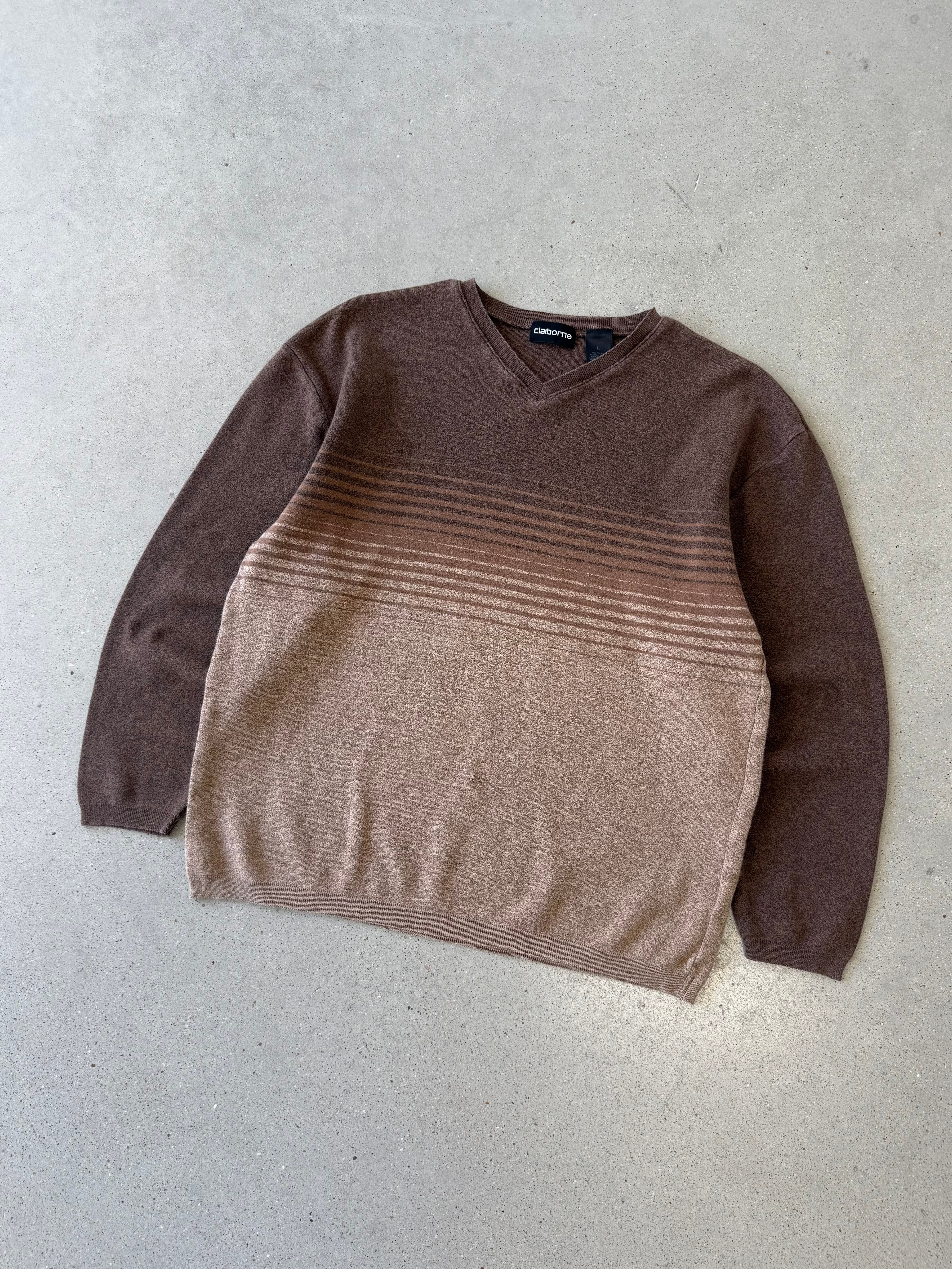 Vintage Claiborne Brown Sweater - L