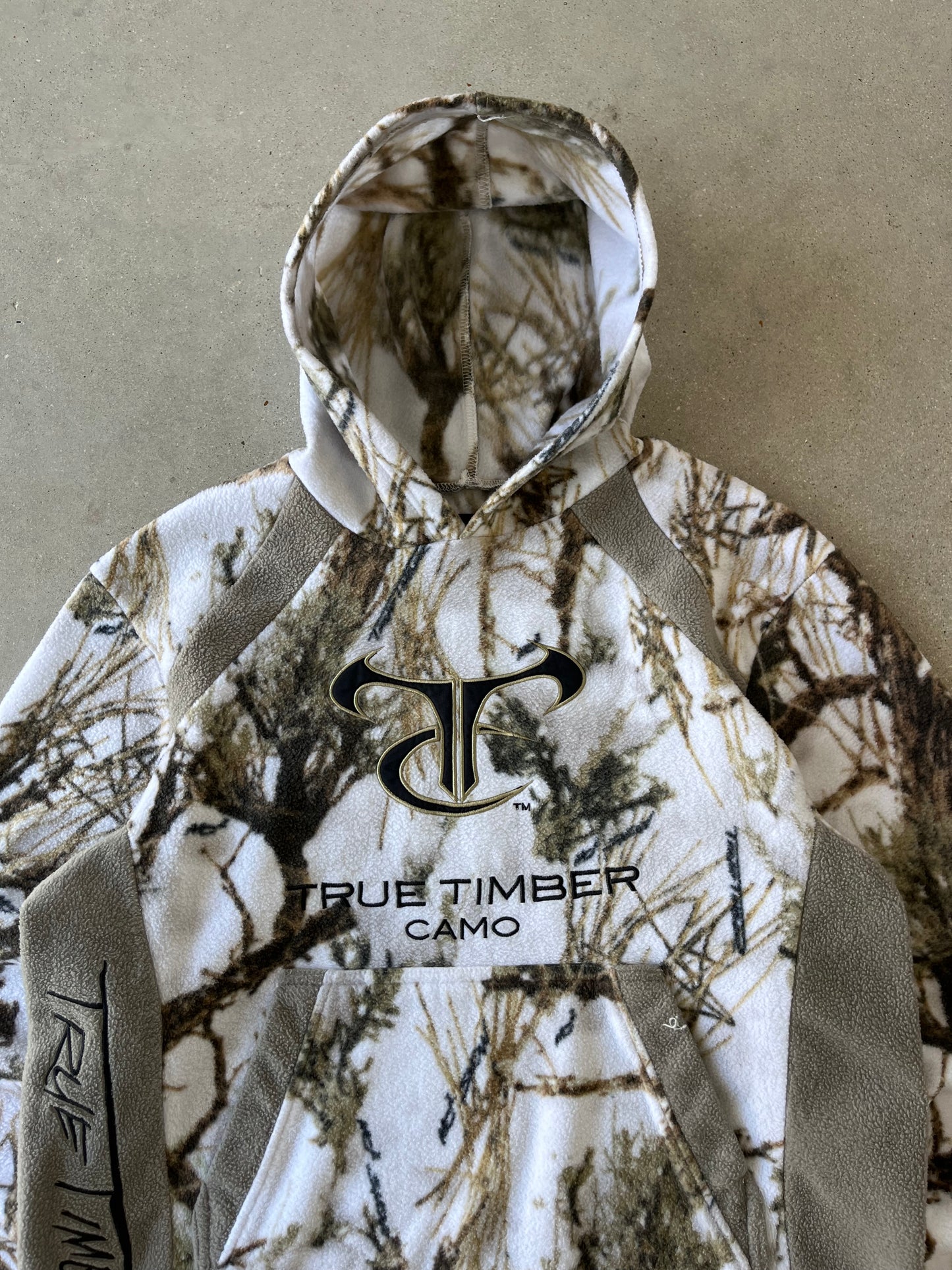 Vintage True Timber Realtree Fleece Hoodie - M