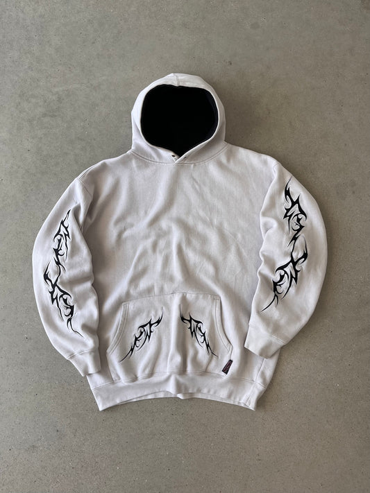 Vintage Y2K Sapphire Lounge Embroidered Hoodie - XL