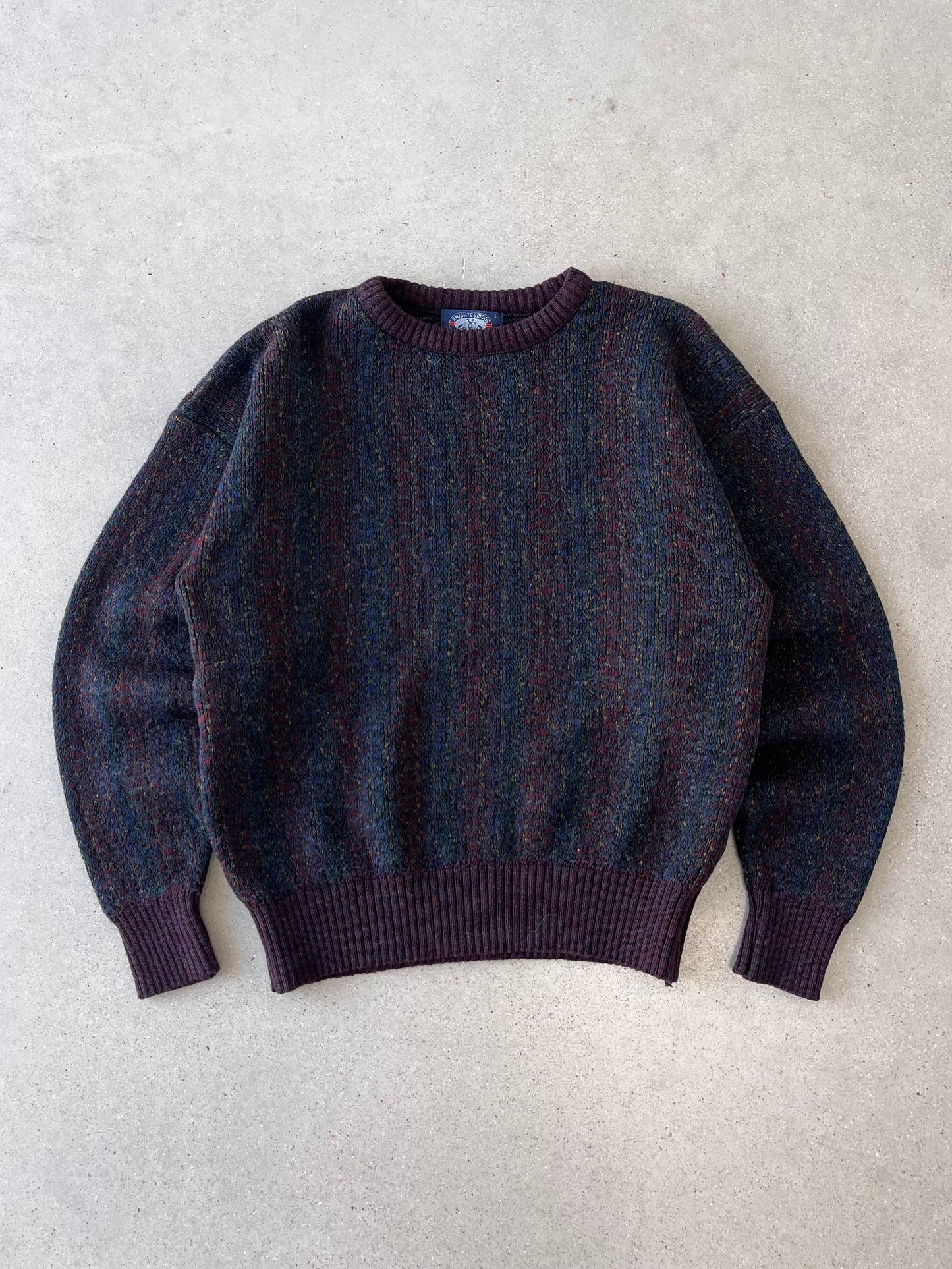 Vintage Knights Bridge Knitted Sweater - L