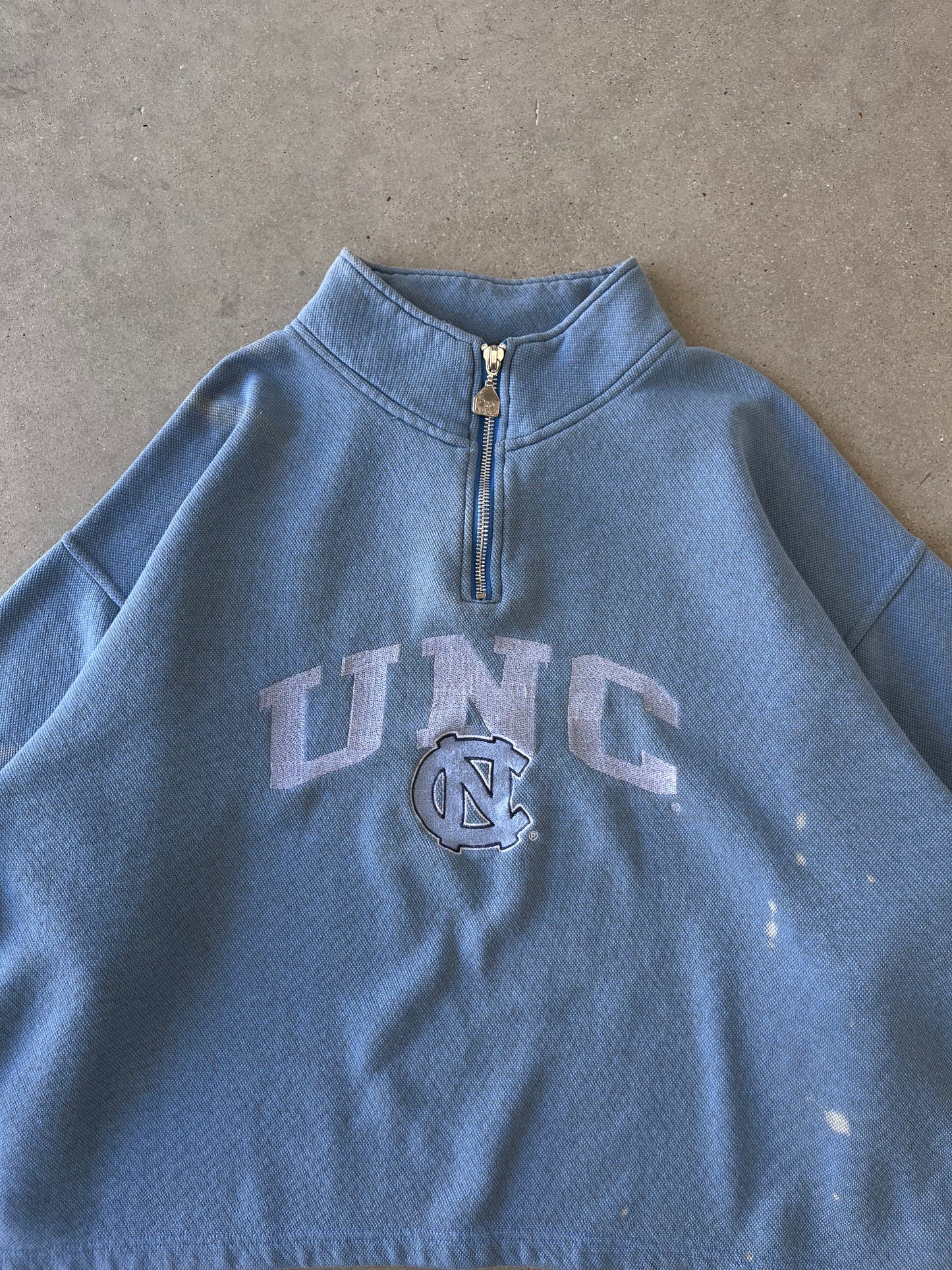 Vintage UNC North Carolina Boxy Quarter Zip - XXL