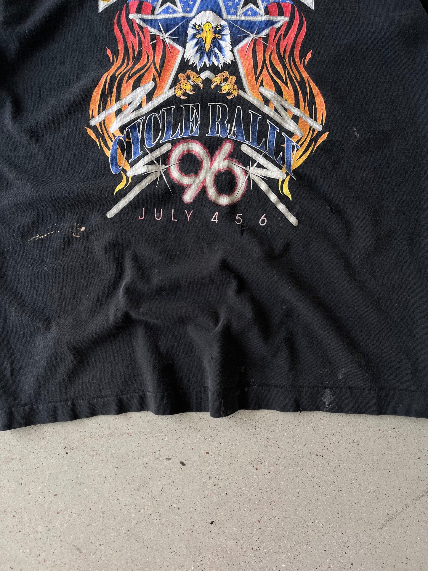 Vintage 1996 Humboldt Cycle Rally Tee - L