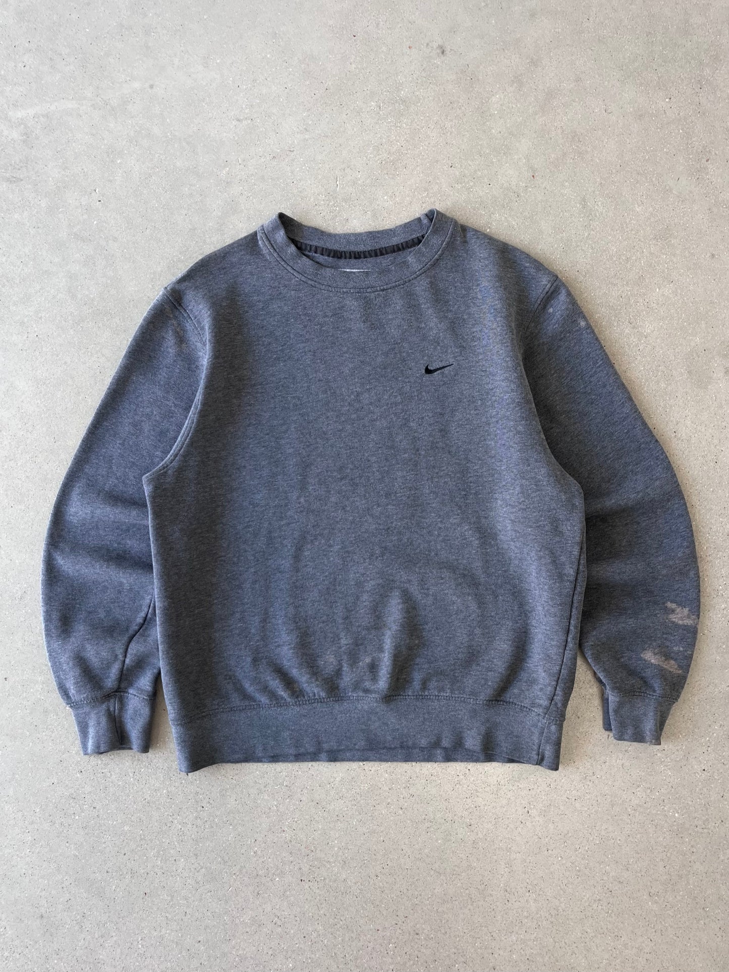 Vintage Nike Mini Swoosh Charcoal Crewneck - S