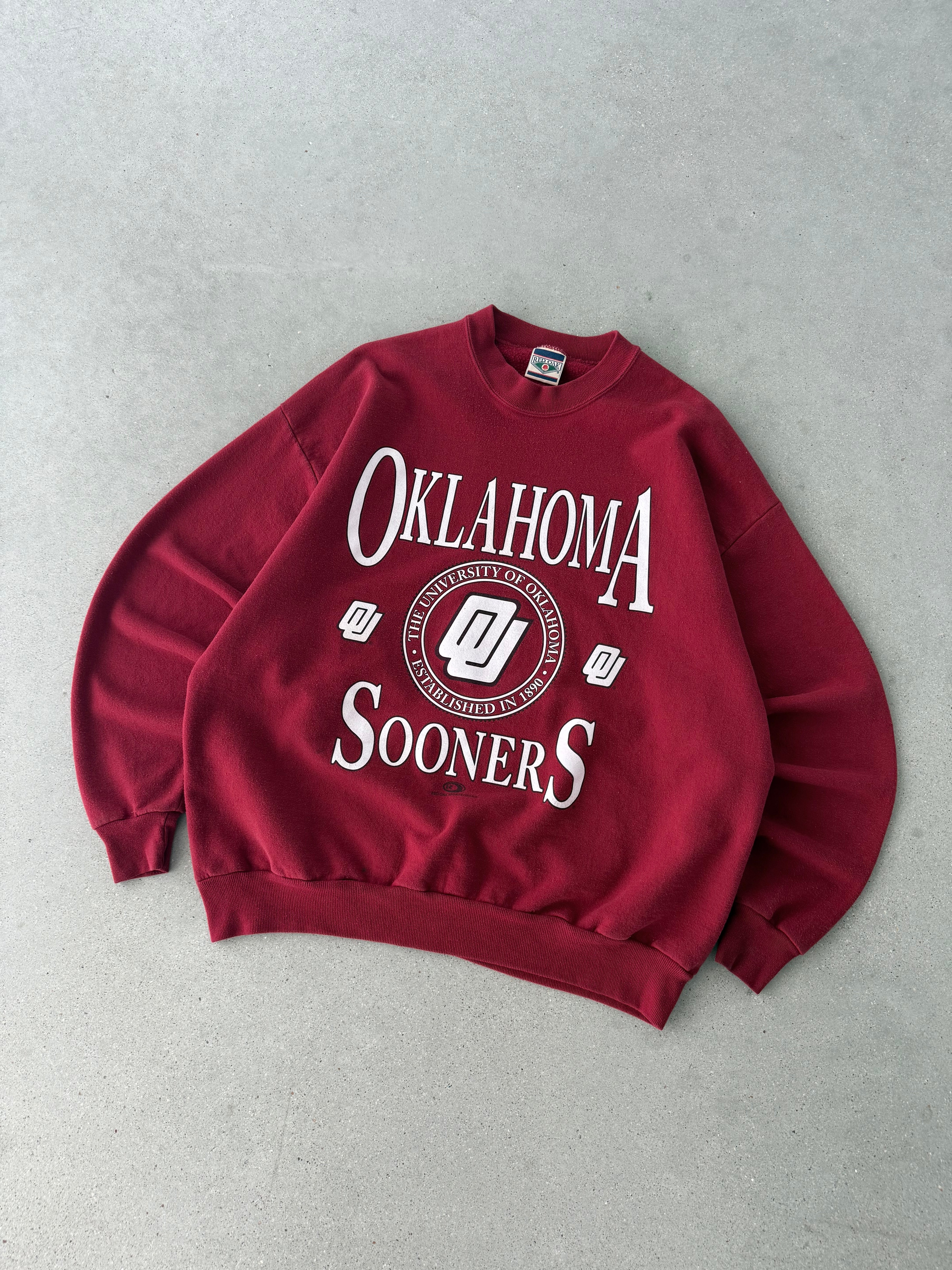 Vintage Oklahoma Sooners Crewneck - XL