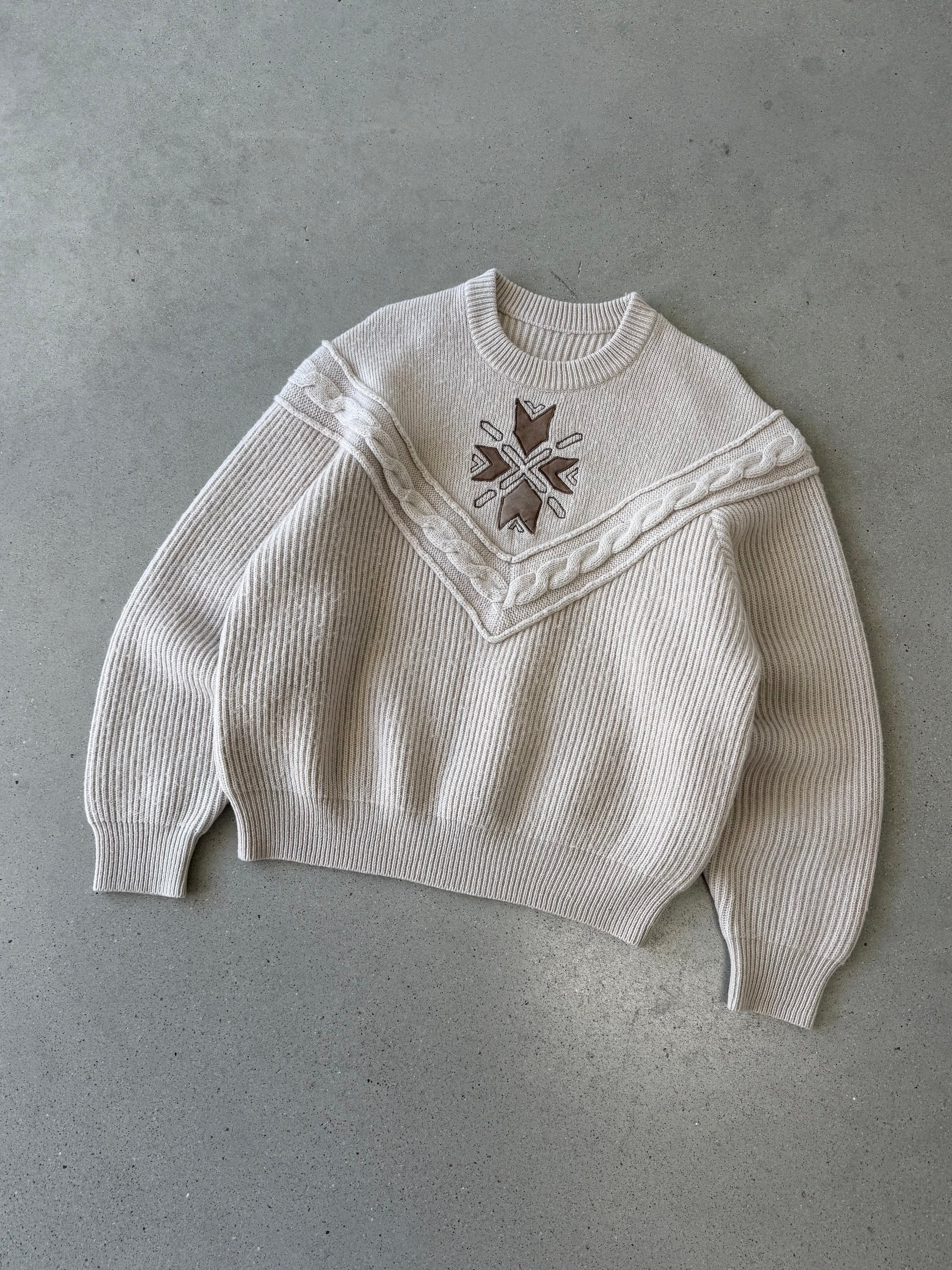 Vintage Star Sweater - L