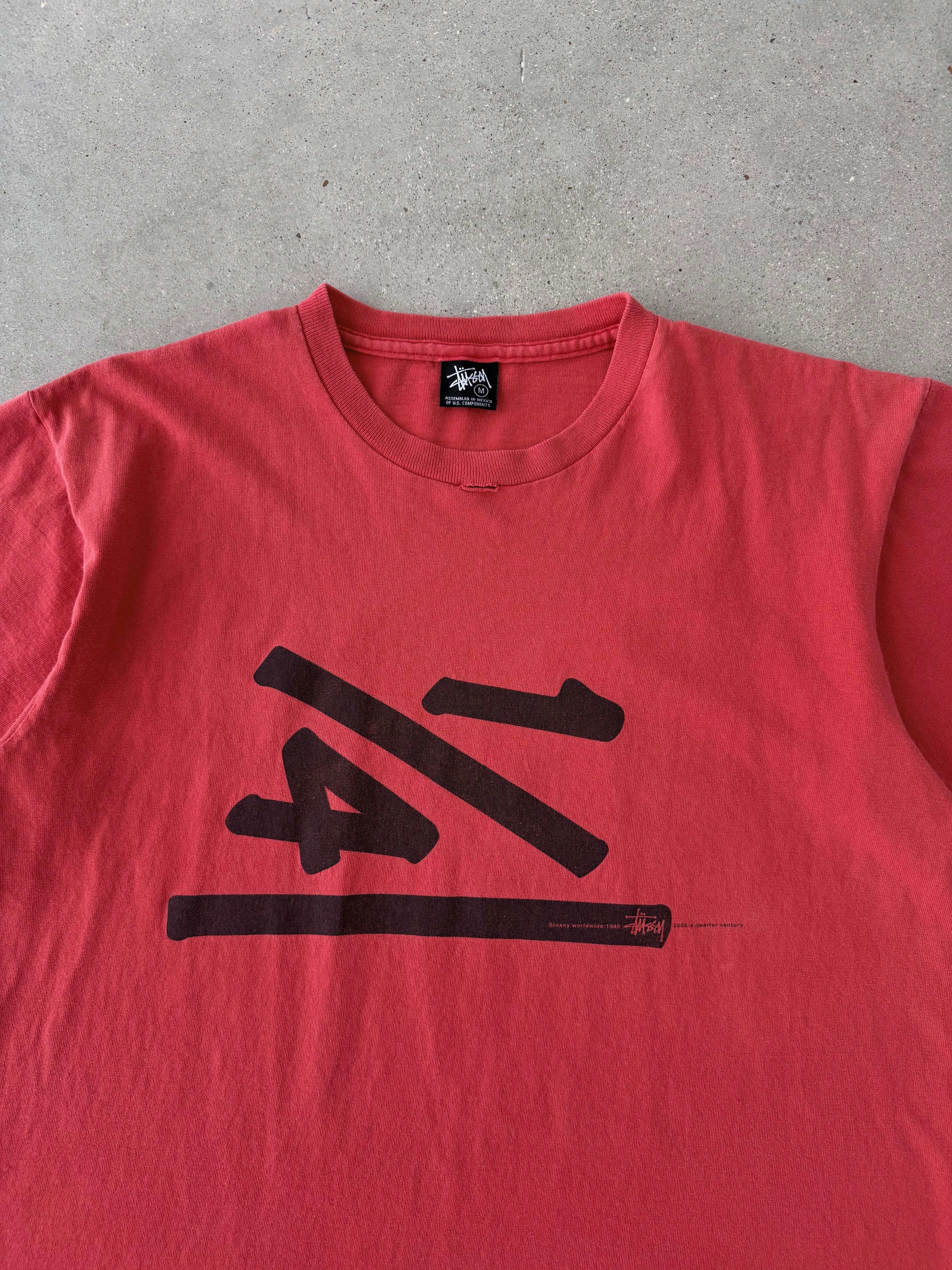 Vintage 2005 Stüssy Quarter Century Tee - M