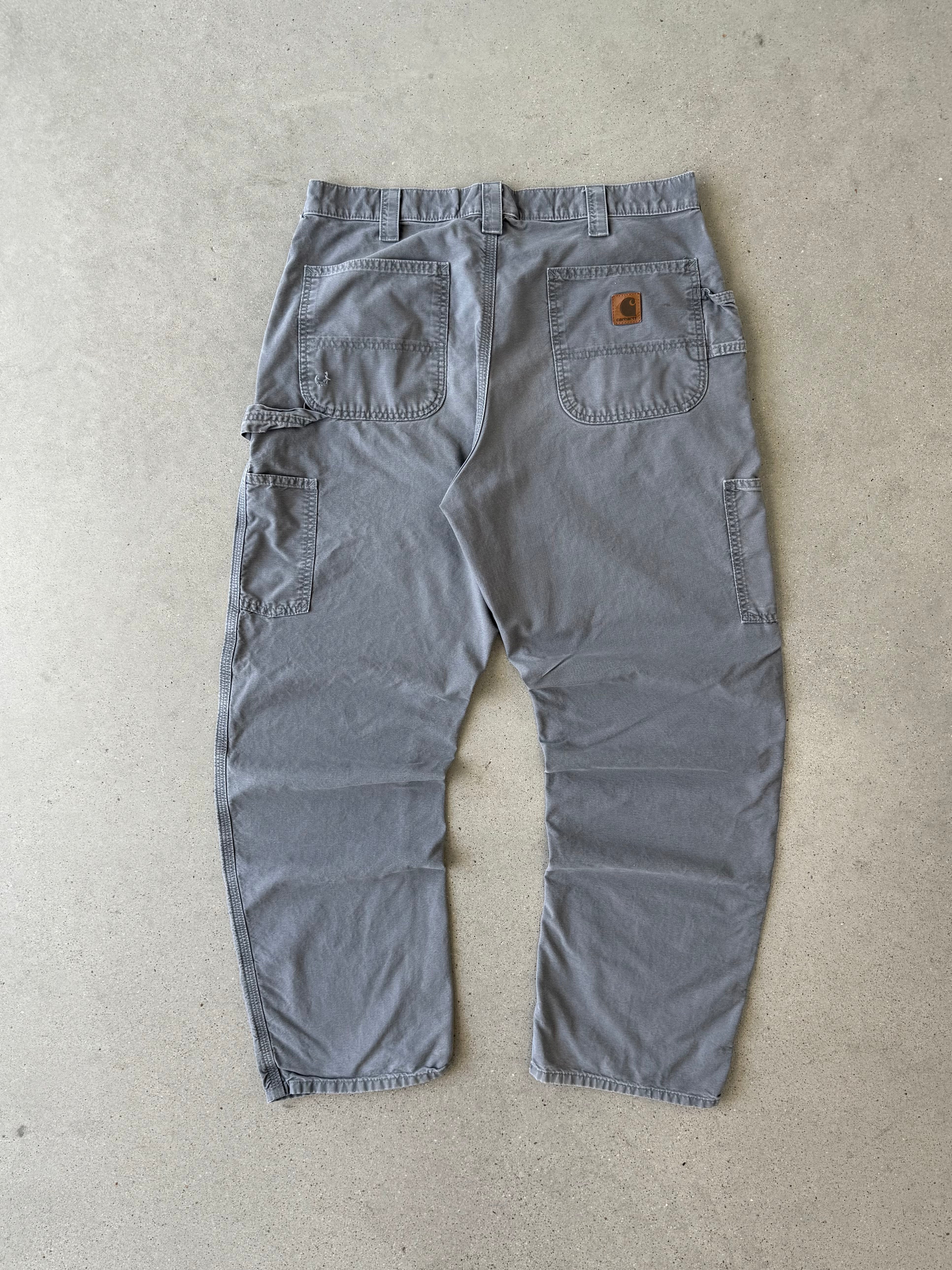 Vintage Carhartt Grey Carpenter Pants - 36x32