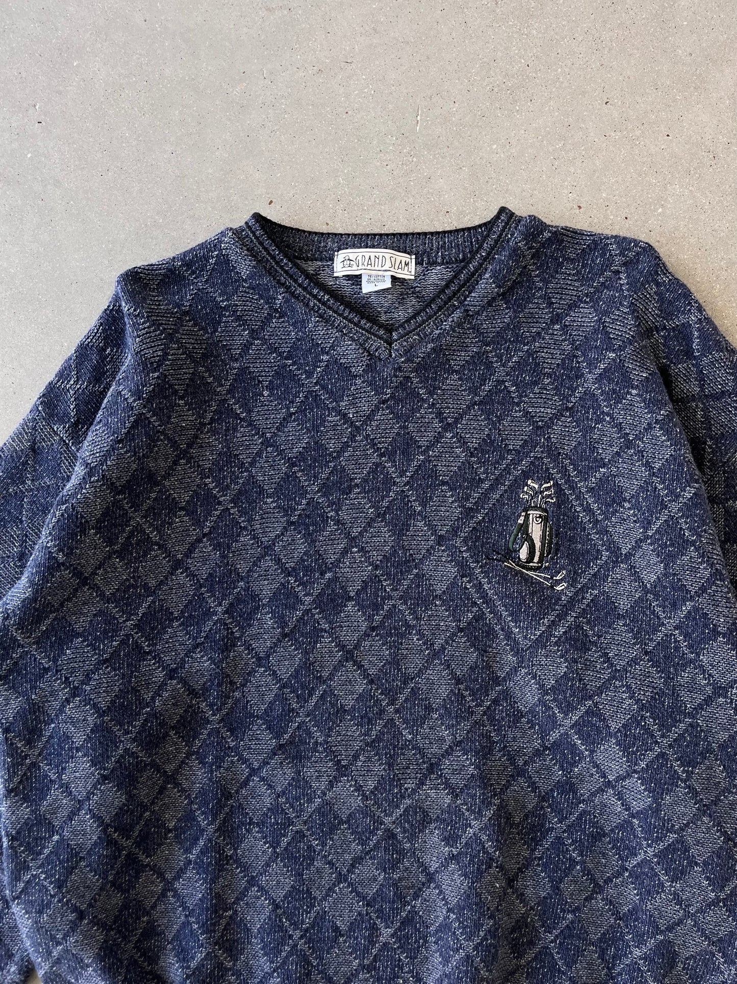 Vintage Grand Slam Golf Knitted Sweater - L