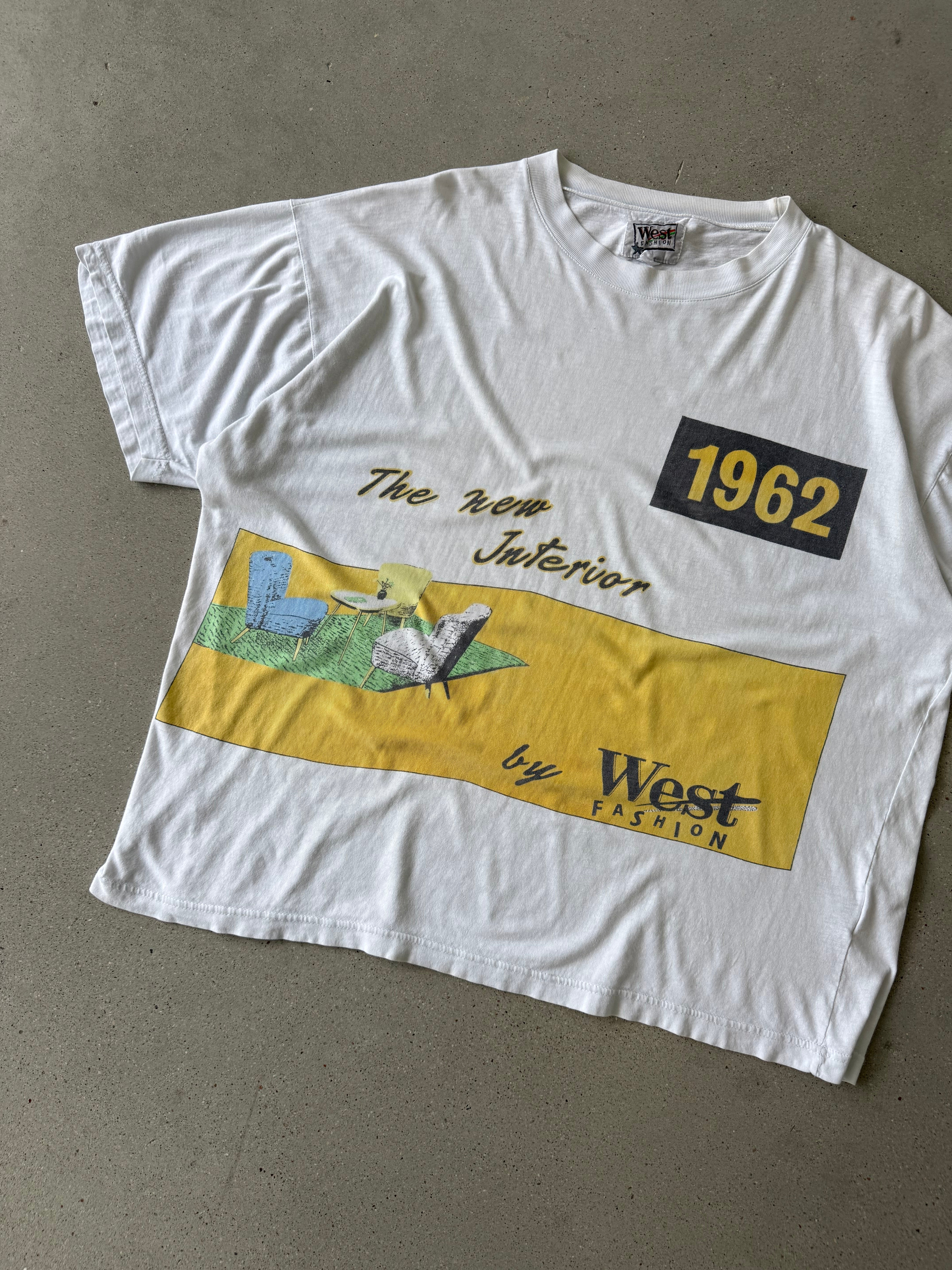 Vintage 1962 Interior Design Boxy Tee - XL