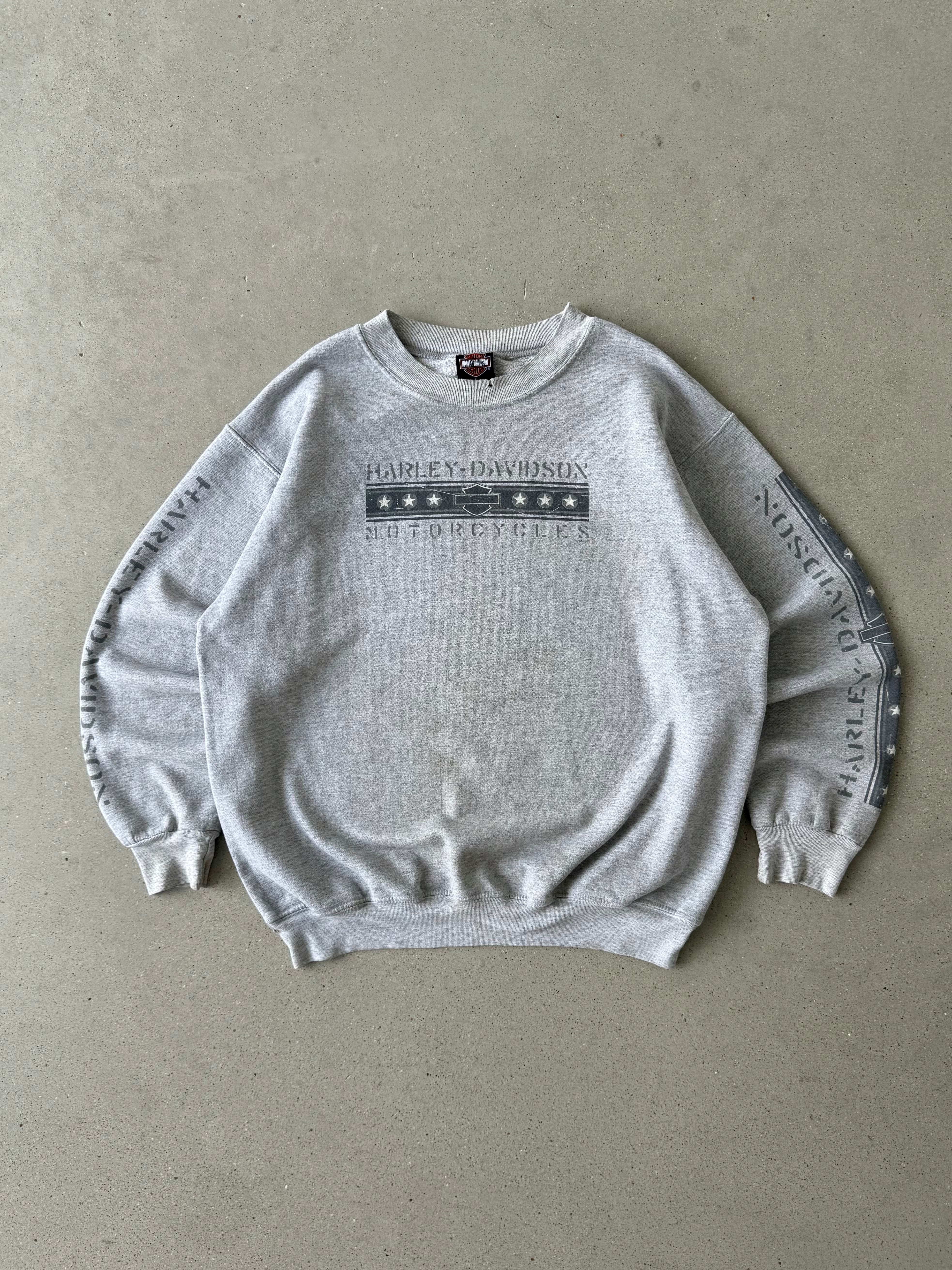 Vintage 2004 Ocean State Harley Davidson Crewneck - L
