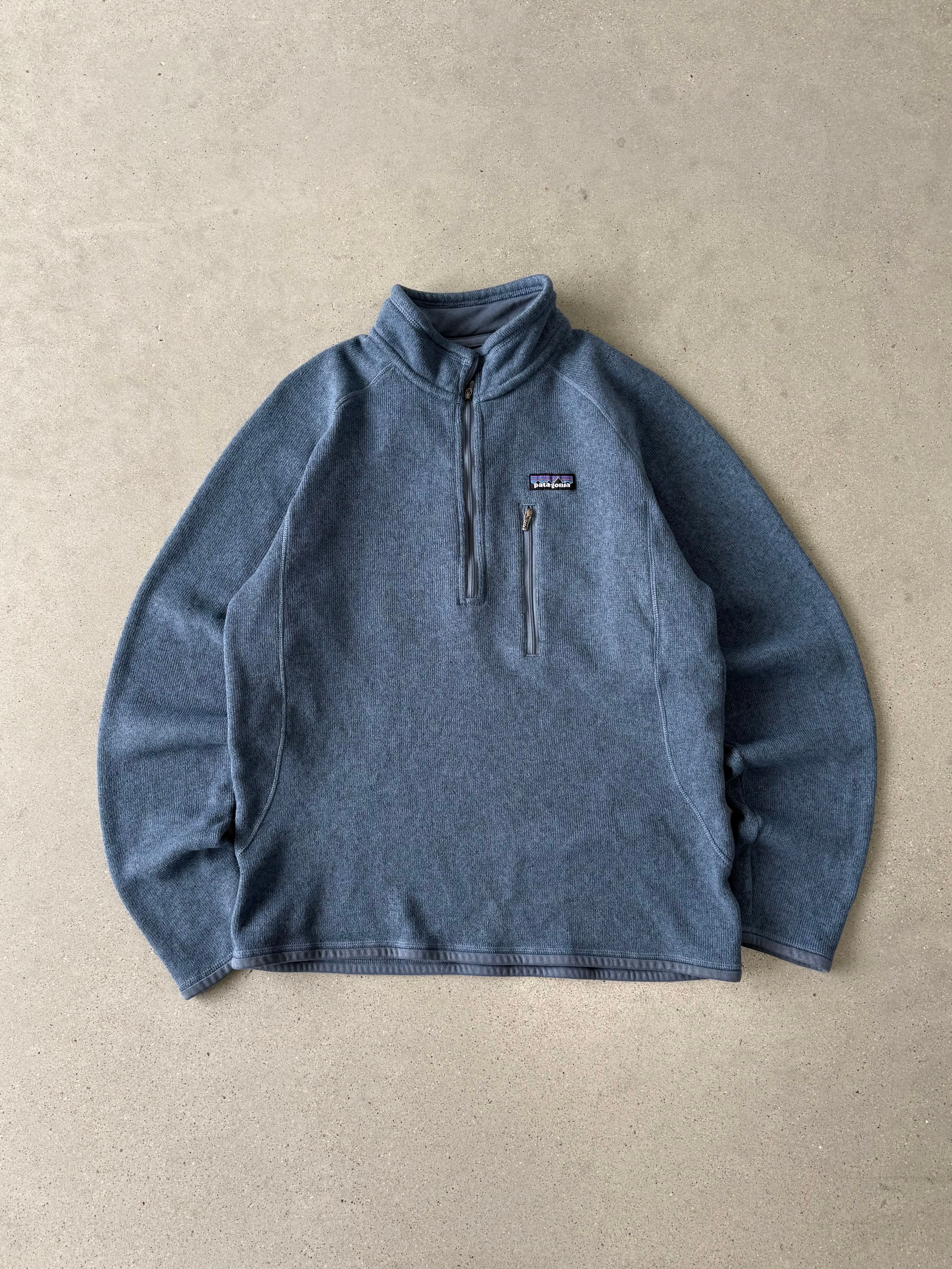 Vintage Patagonia Blue Quarter-zip  - M