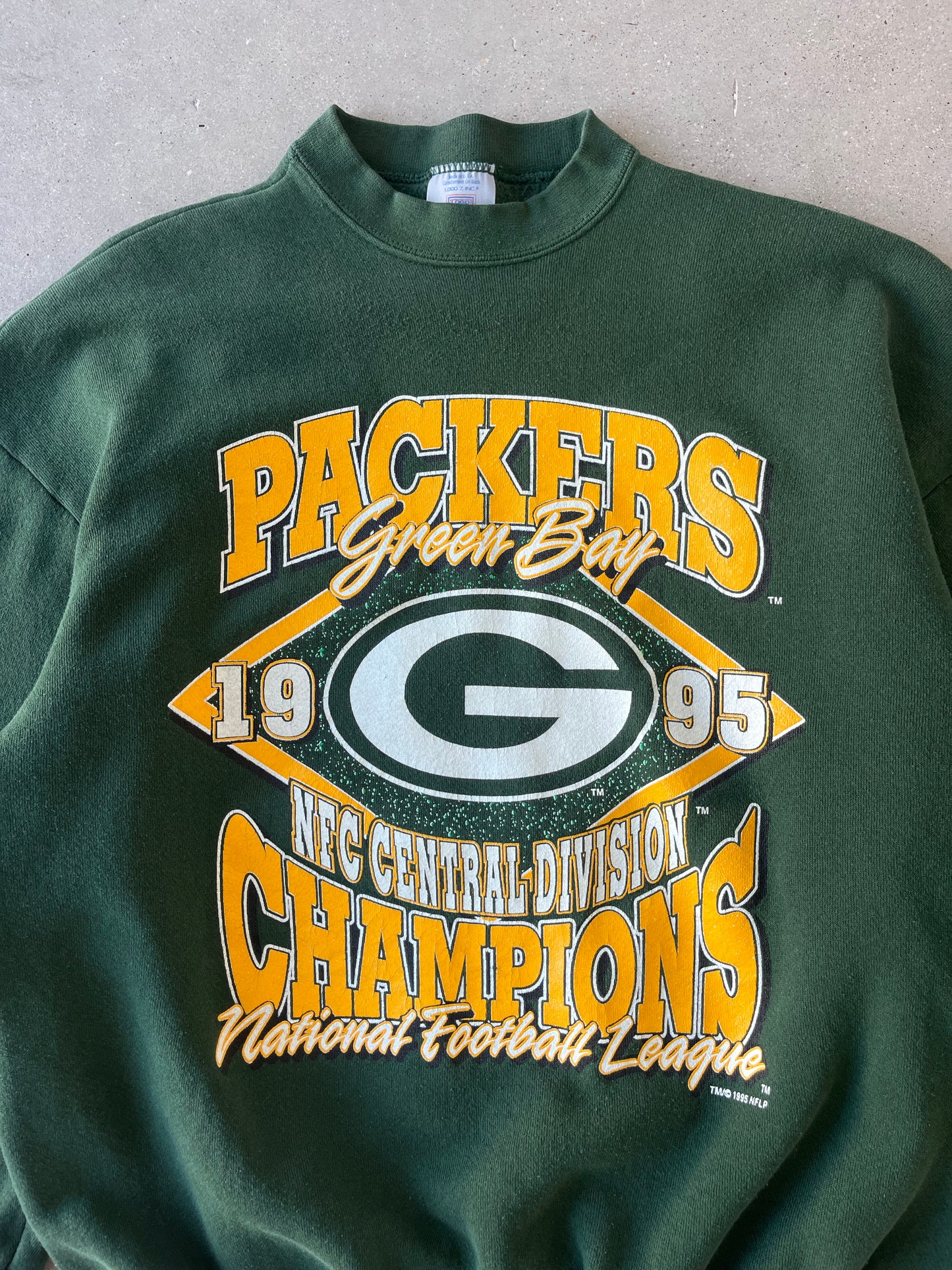 Vintage 1995 Green Bay Packers Crewneck - XL