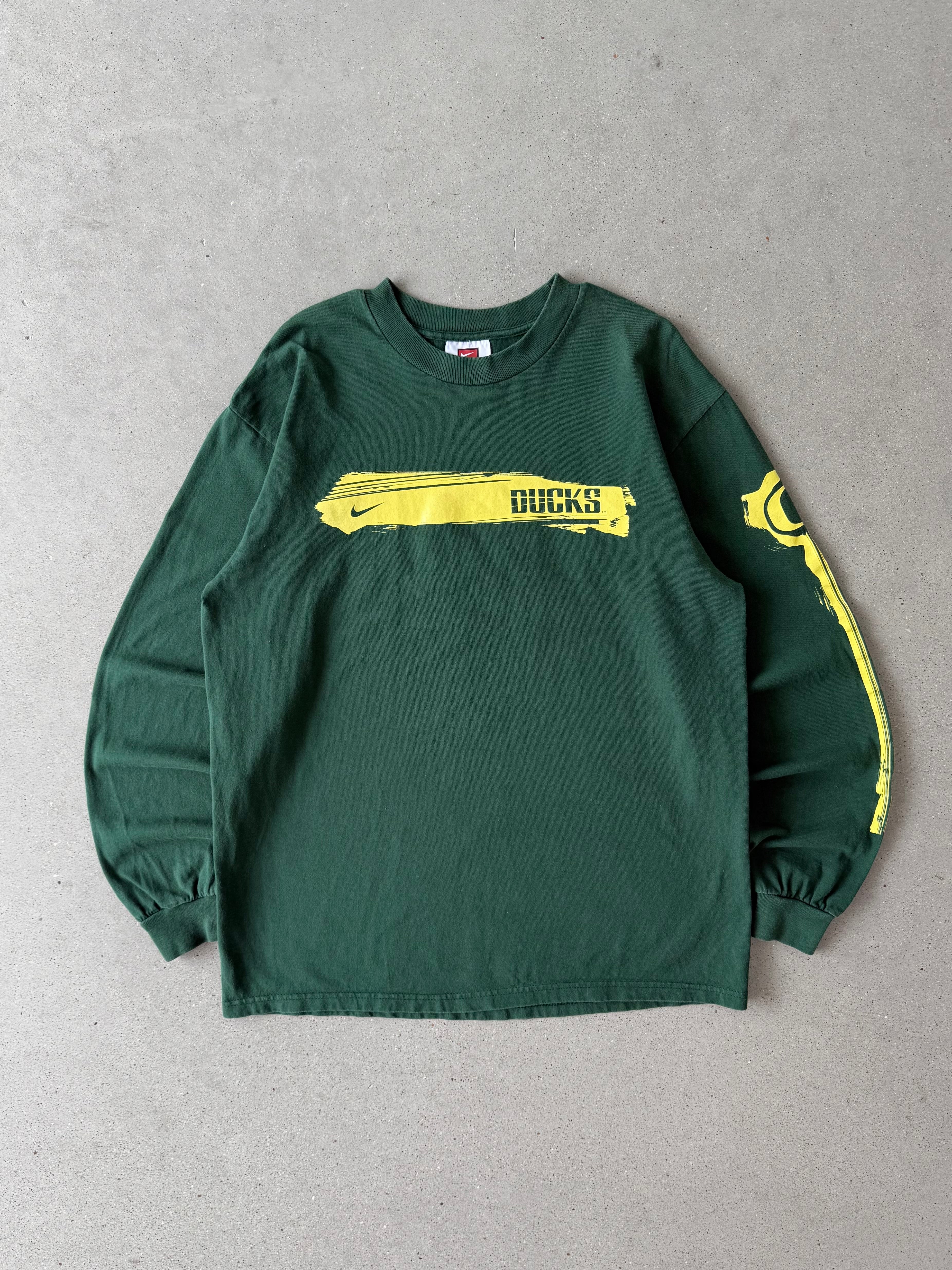 Vintage Nike Oregon Ducks Long Sleeve - M