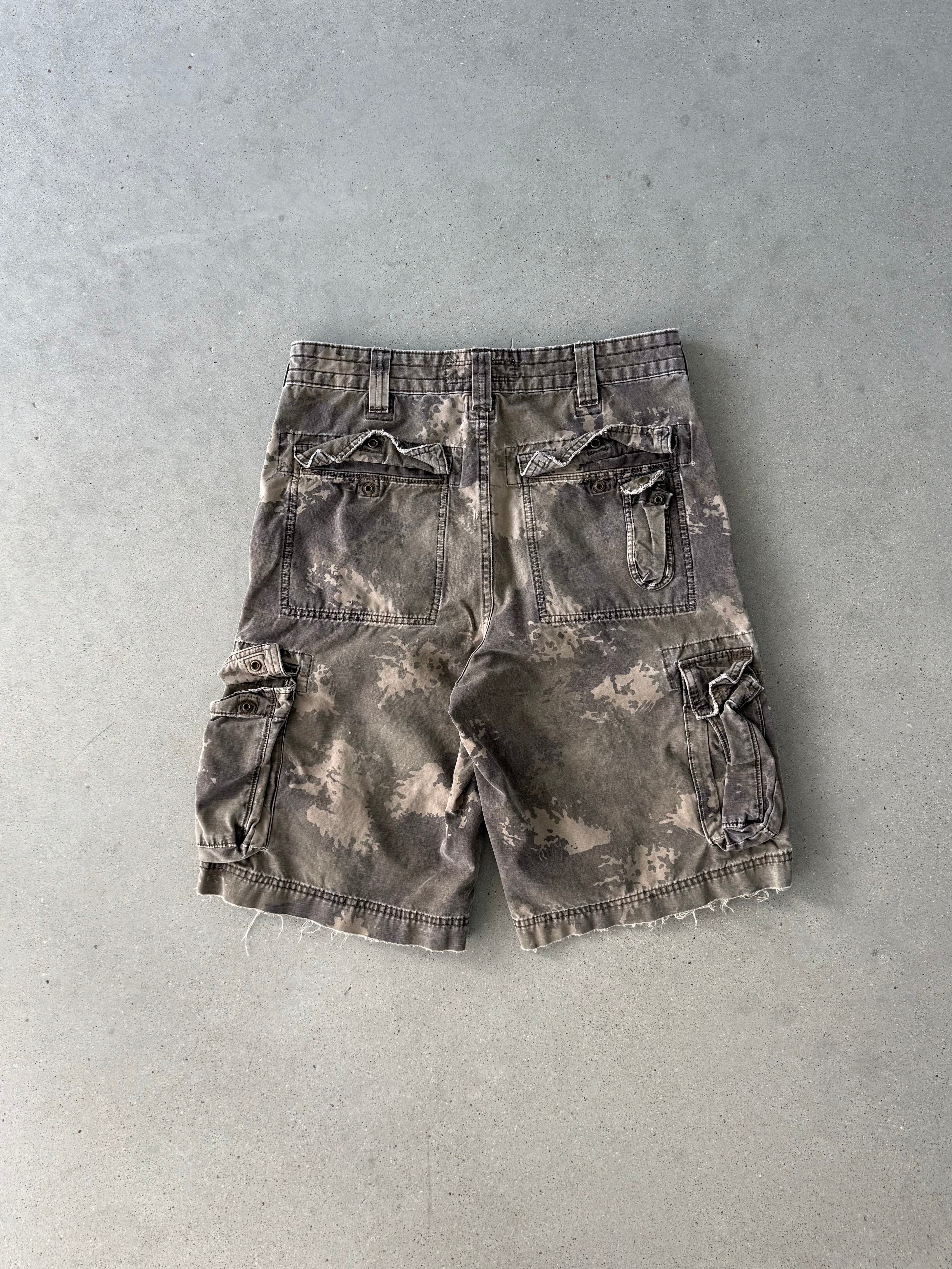 Vintage Cargo Supply Camo Cargo Shorts - 30