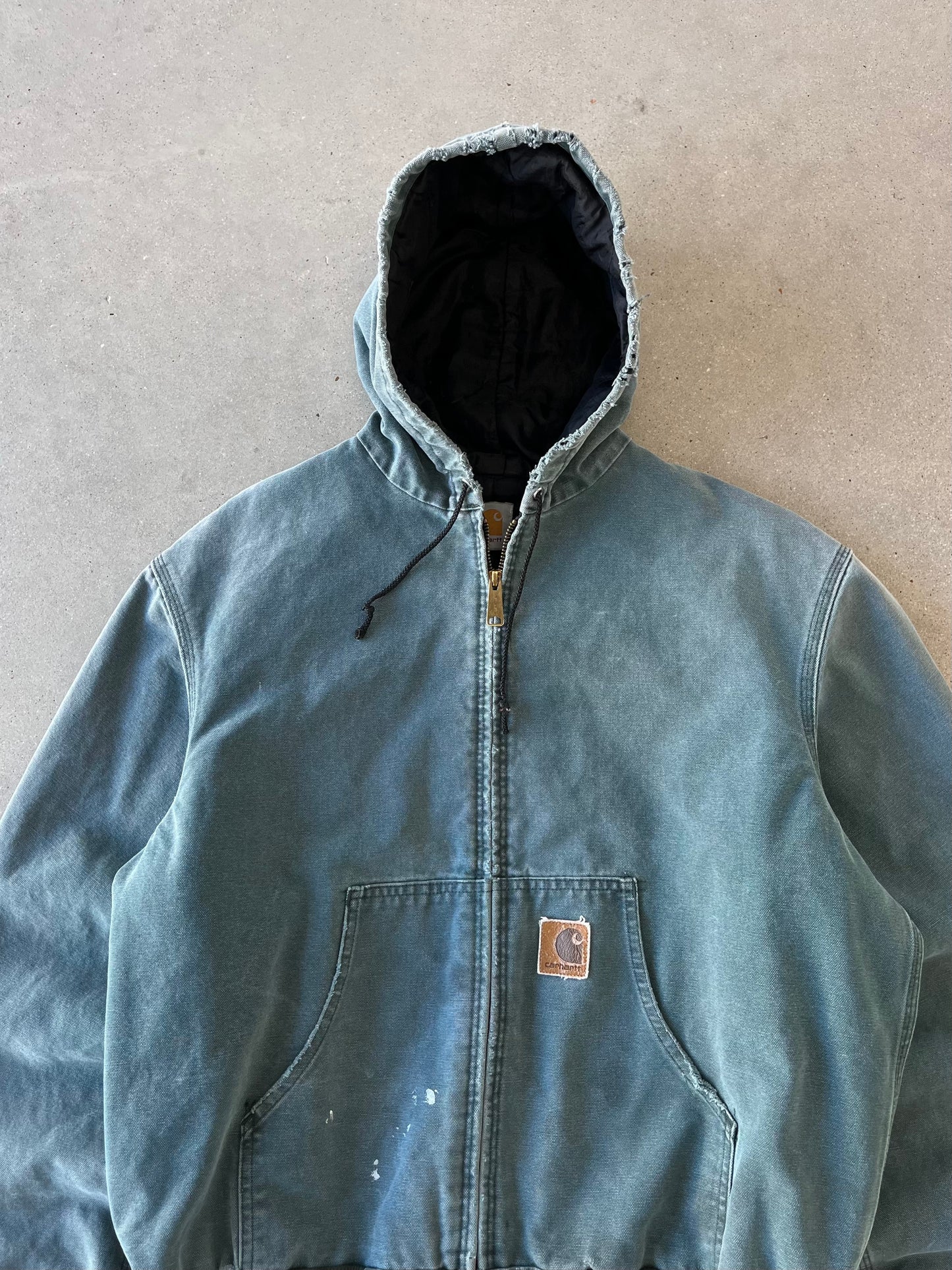 Vintage Carhartt Aqua Green Active Jacket - L