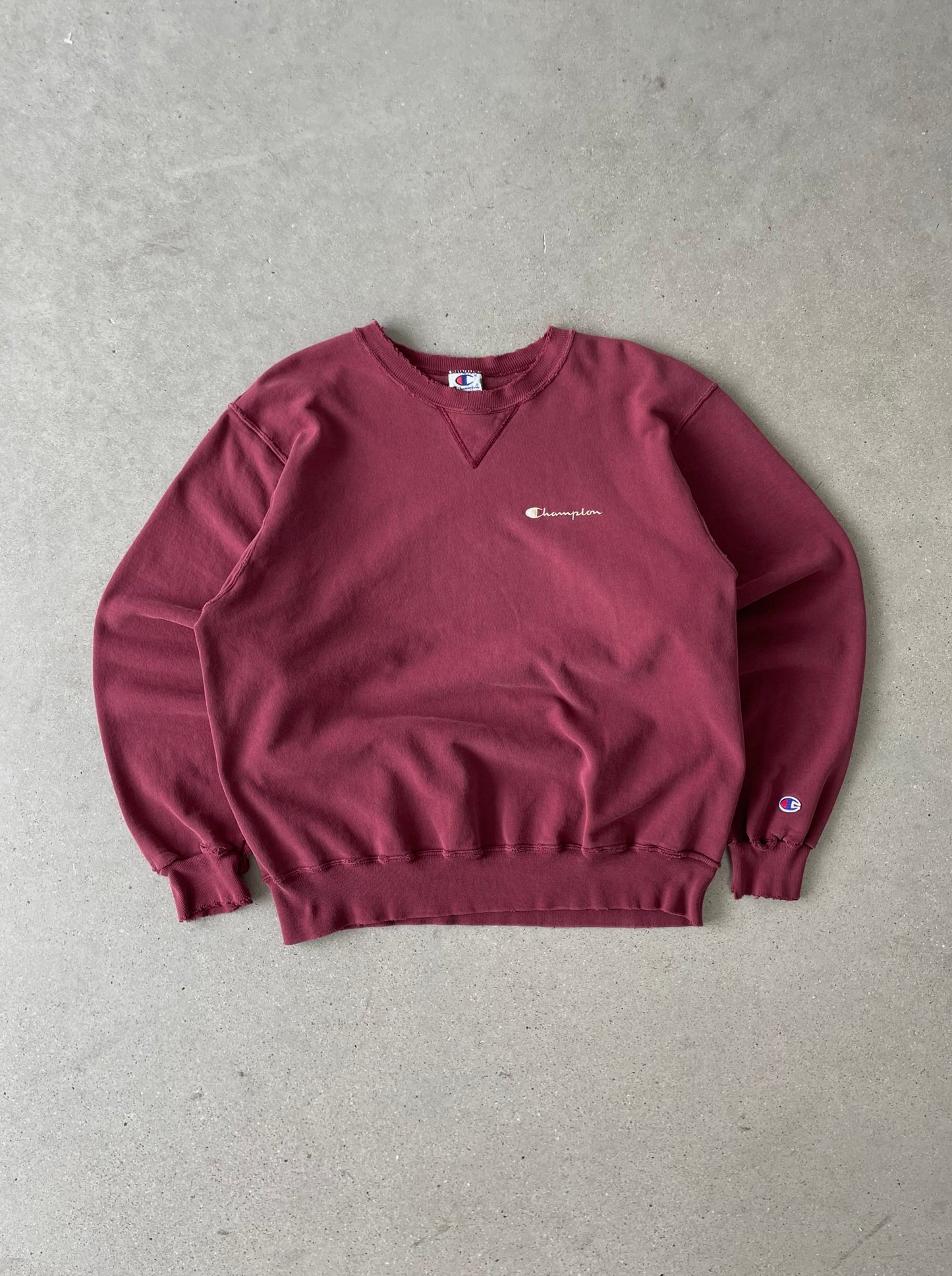 Vintage 90s Burgundy Champion Sweatshirt - XL