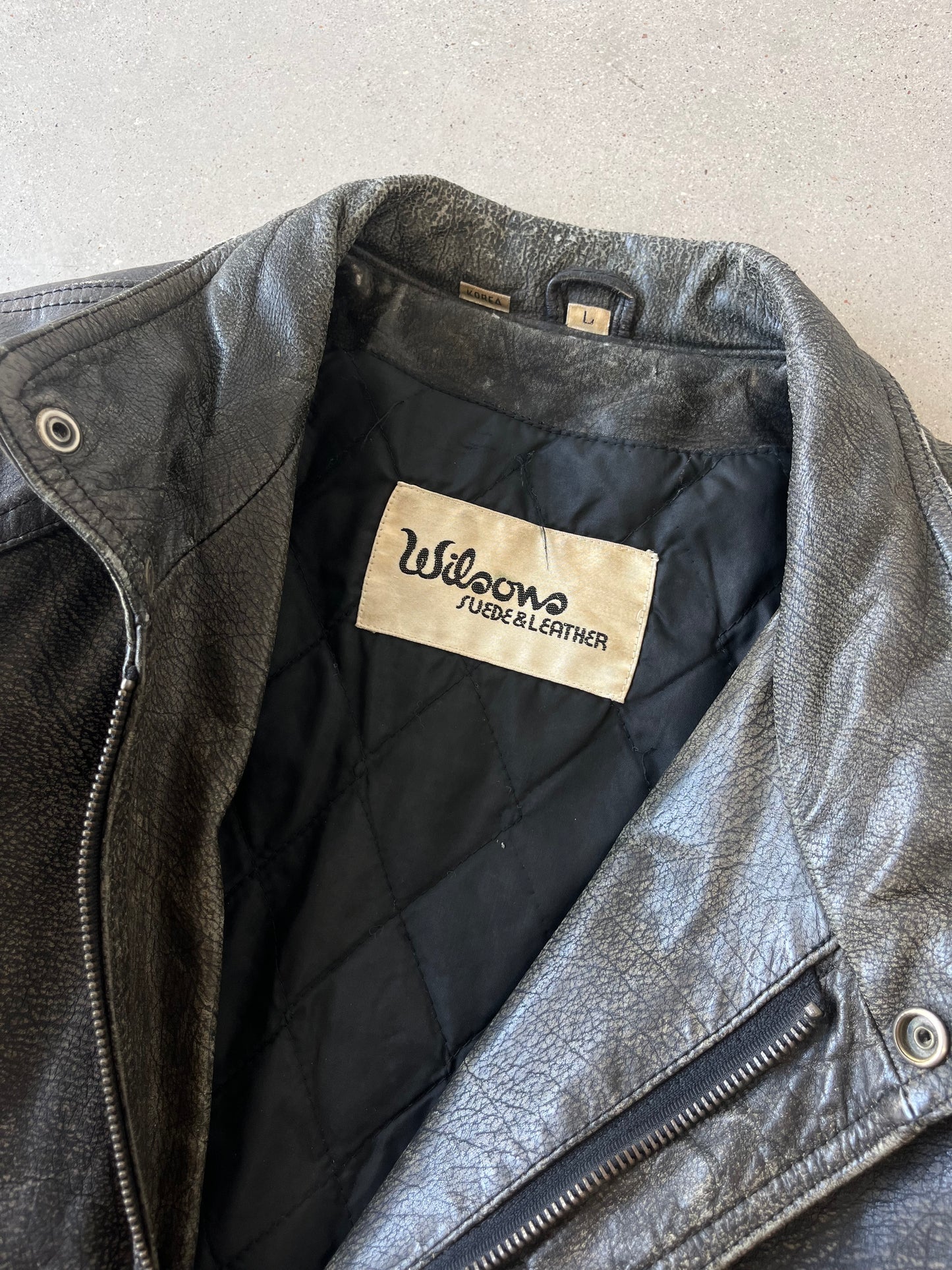 Vintage Wilsons Suede & Leather Jacket - L