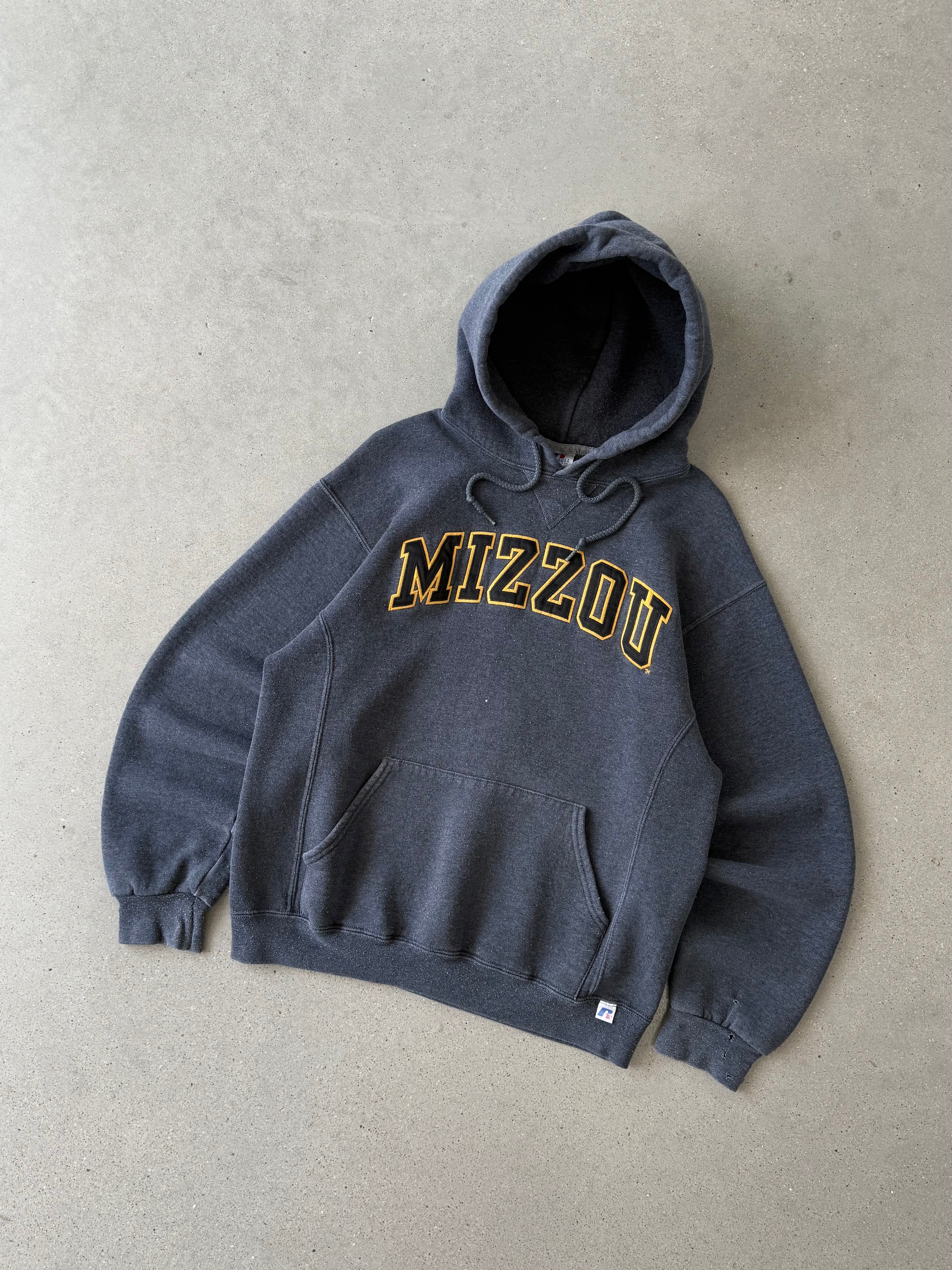 Vintage Mizzou University Russell Athletic Hoodie - M