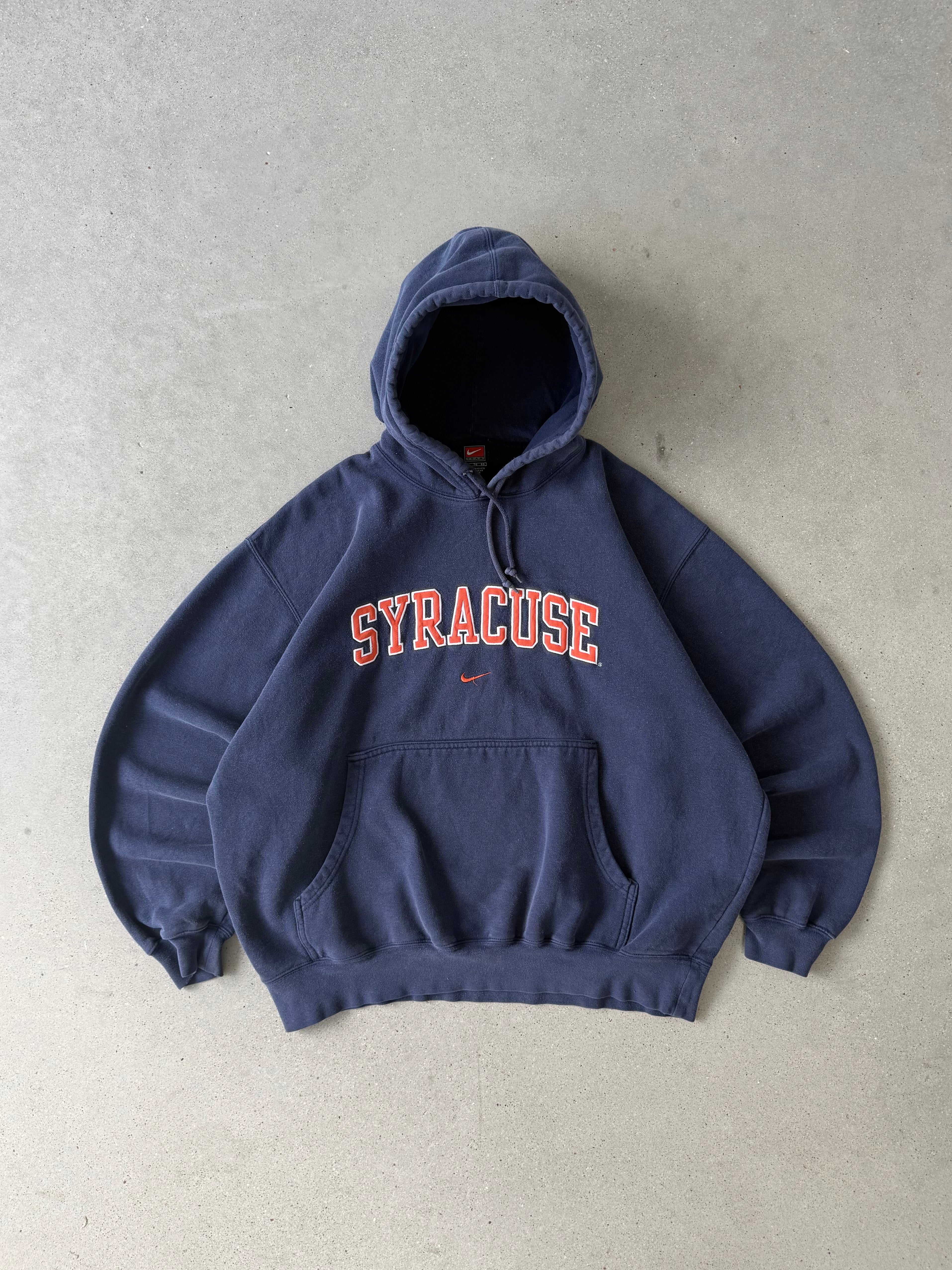 Vintage Nike TEAM Syracuse Center Swoosh Hoodie - XL