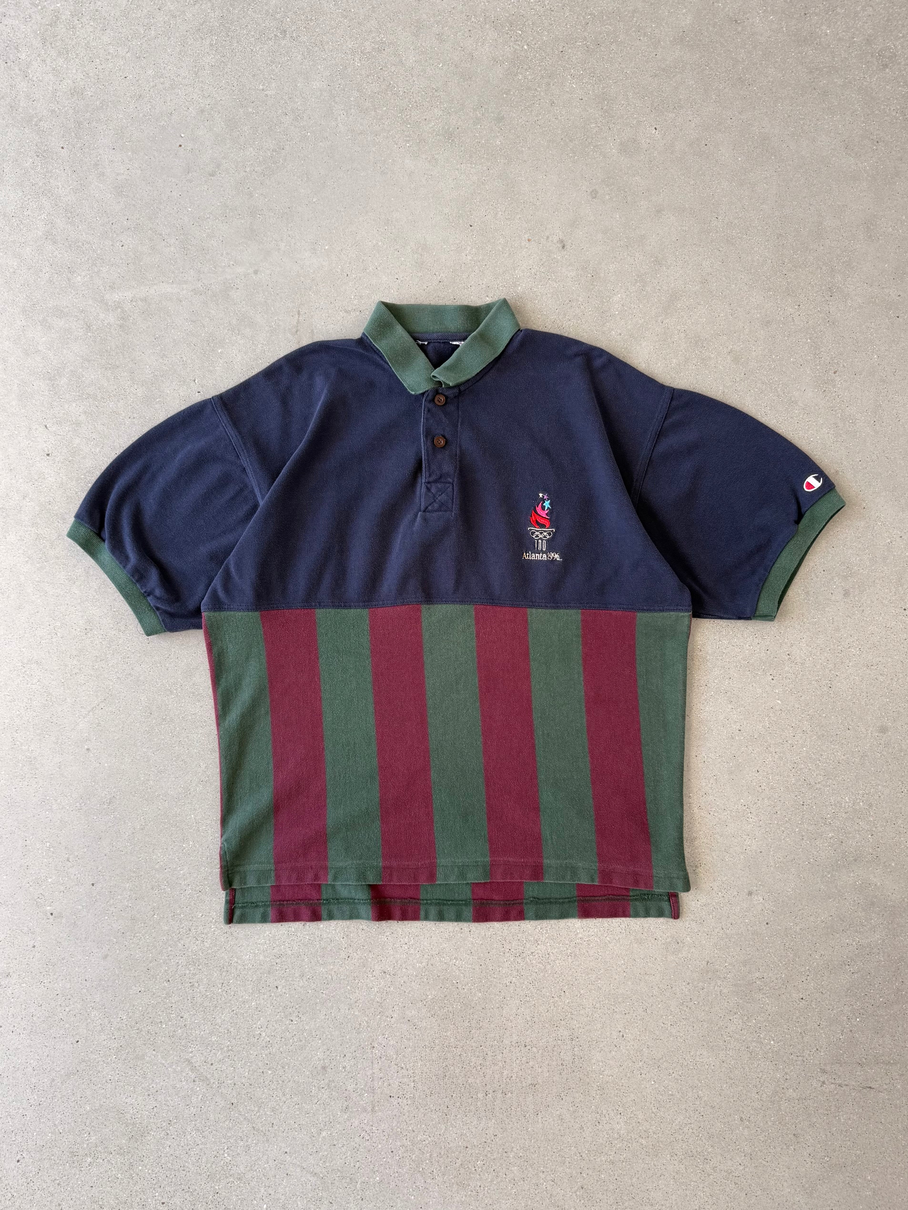 Vintage 1996 Atlanta Olympics Polo Shirt - L