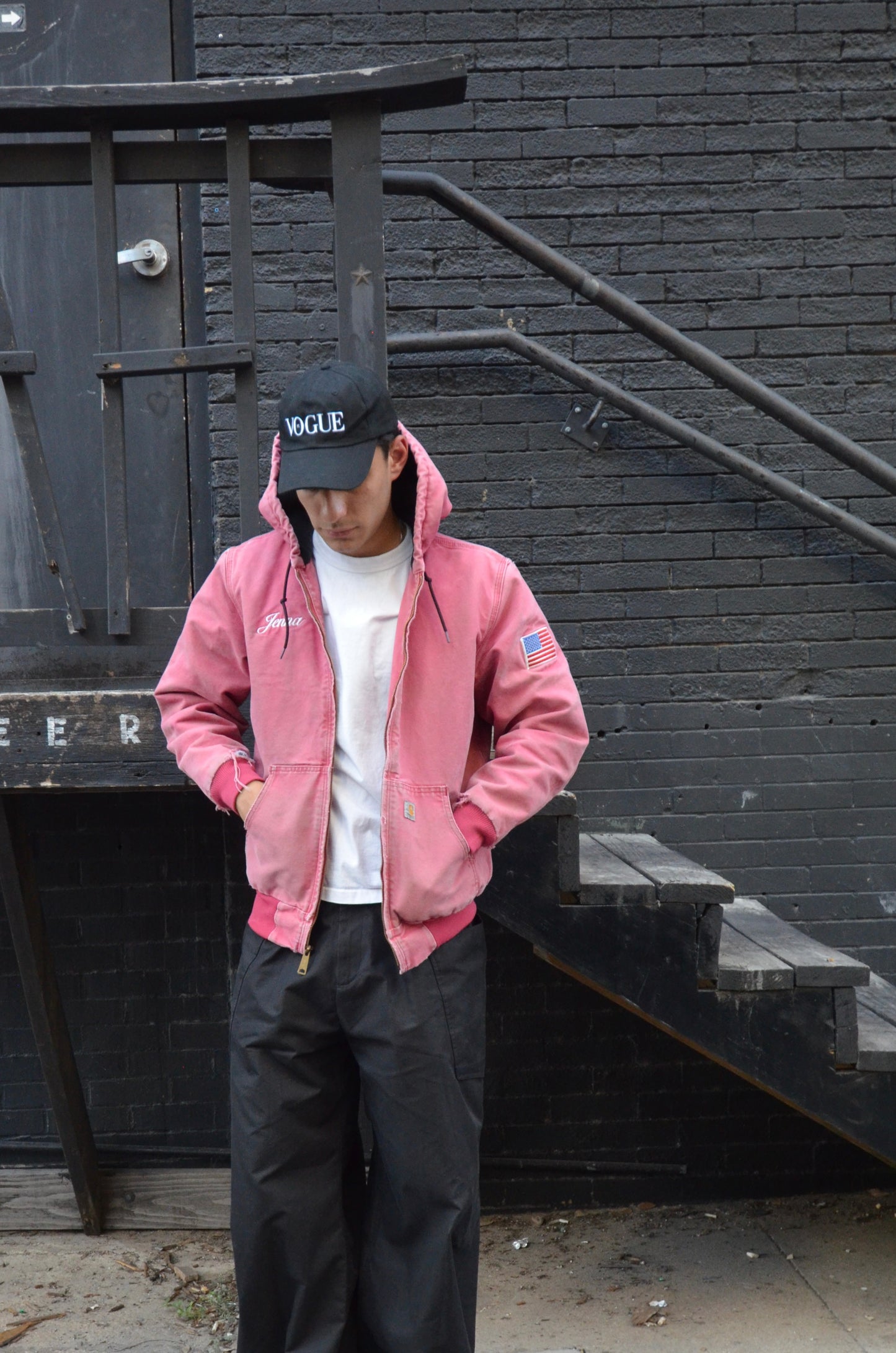 Vintage Carhartt Pink Active Jacket - M