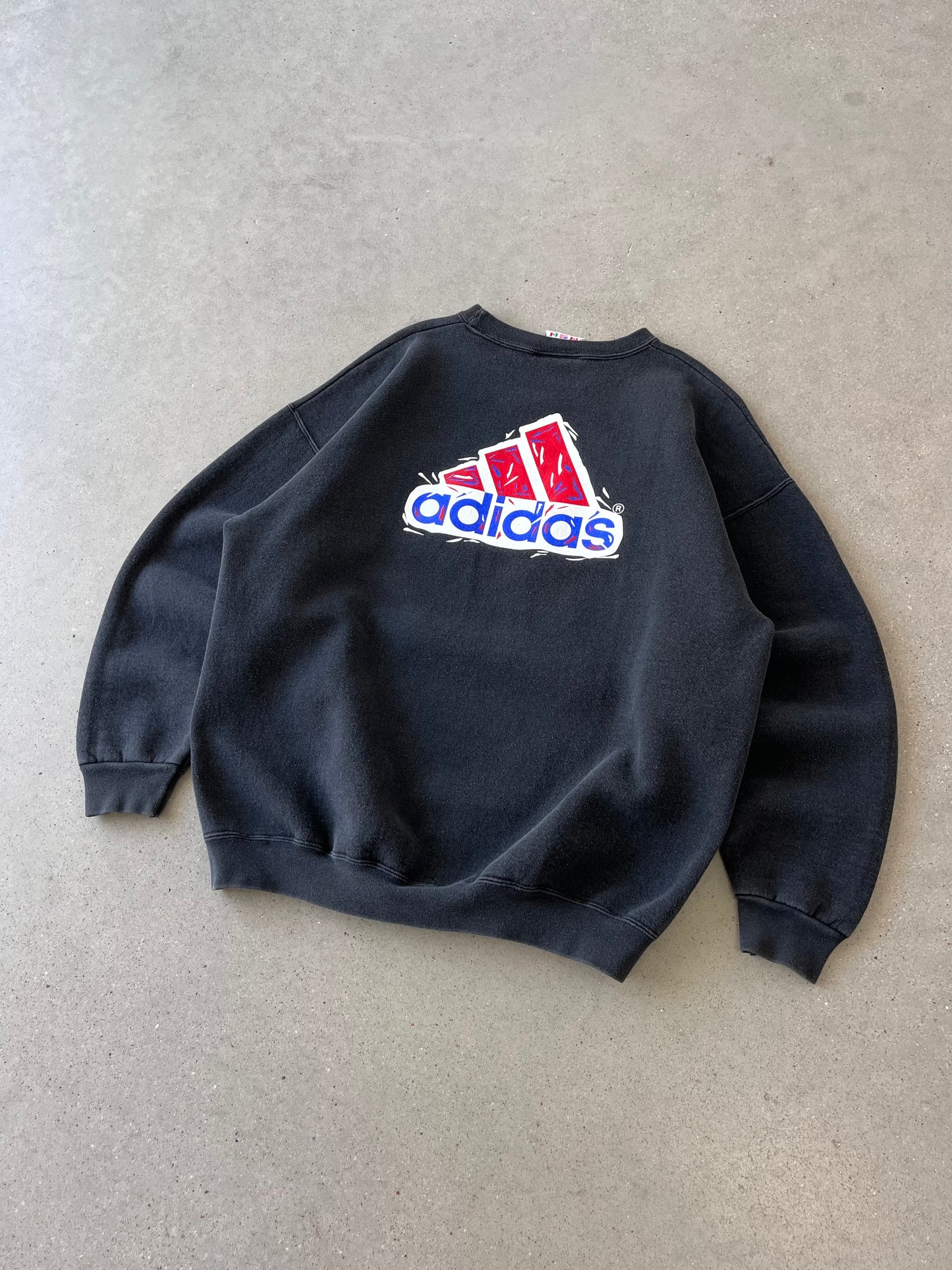 Vintage 90s Adidas Foot Locker Crewneck - L