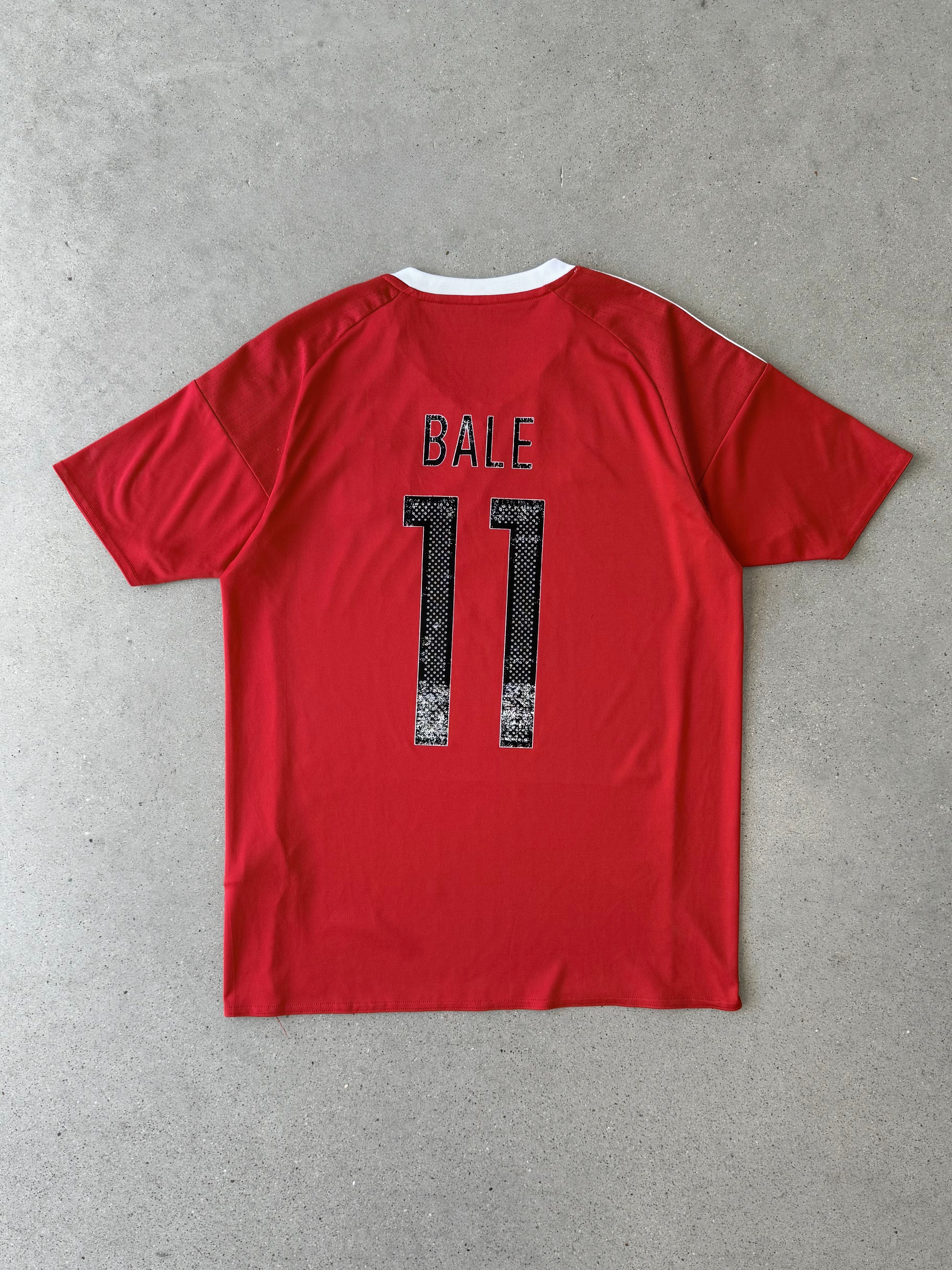 Vintage Adidas Wales 2016 Home Kit Gareth Bale #11 Jersey - M