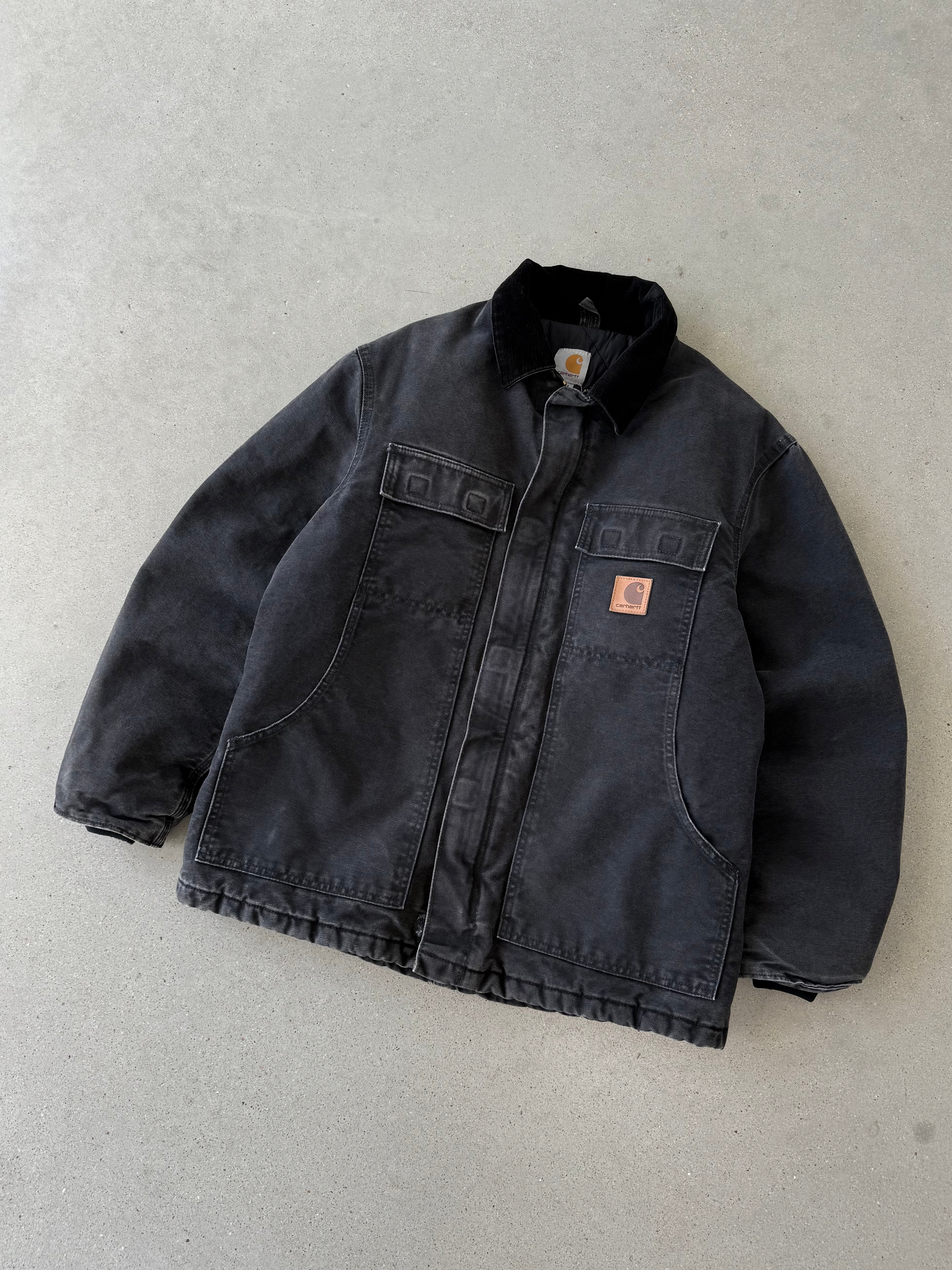Vintage Carhartt C26 BLK Black Chore Coat - M