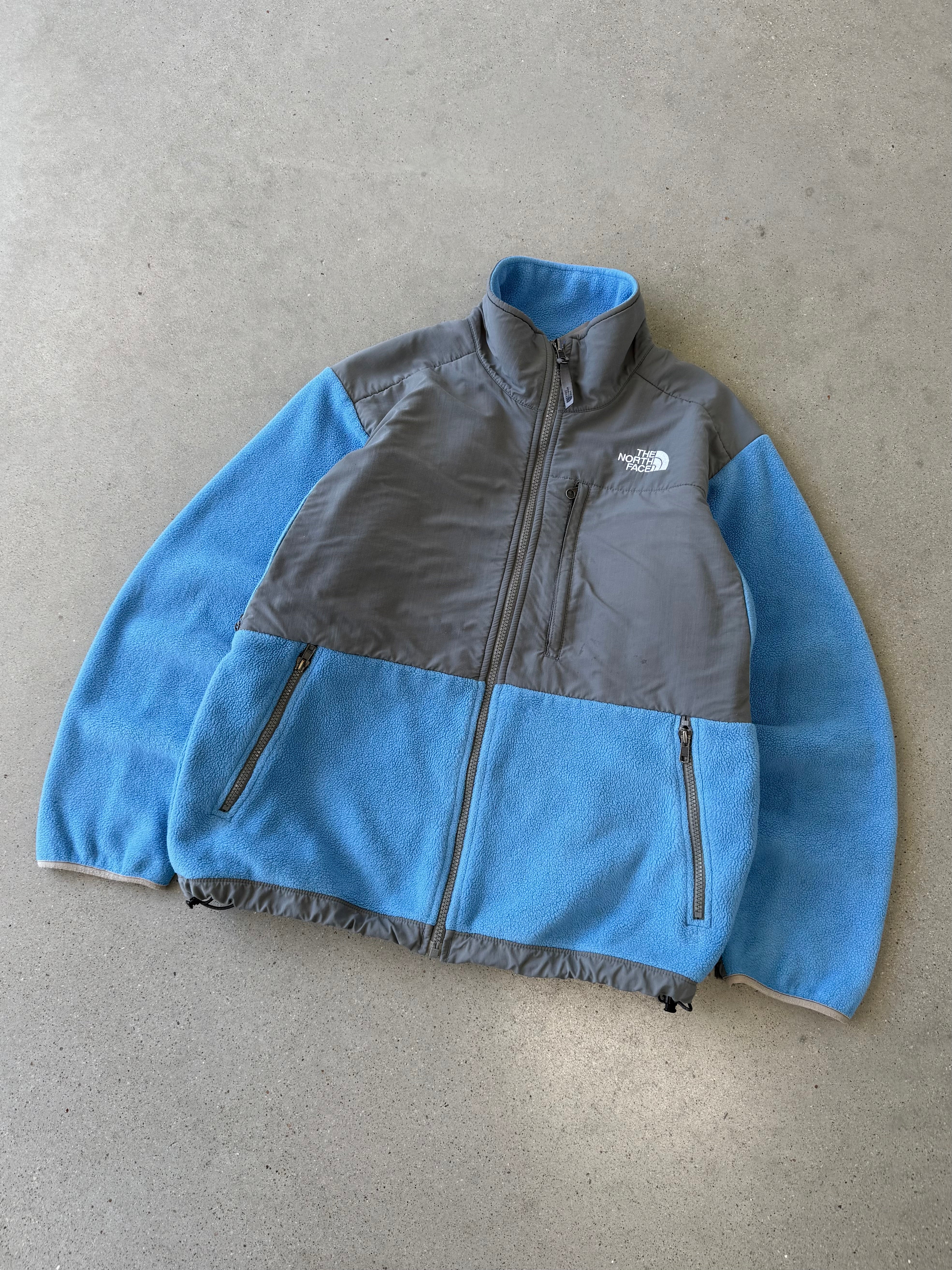 Vintage Women's The North Face Denali Jacket - M (Light Blue)