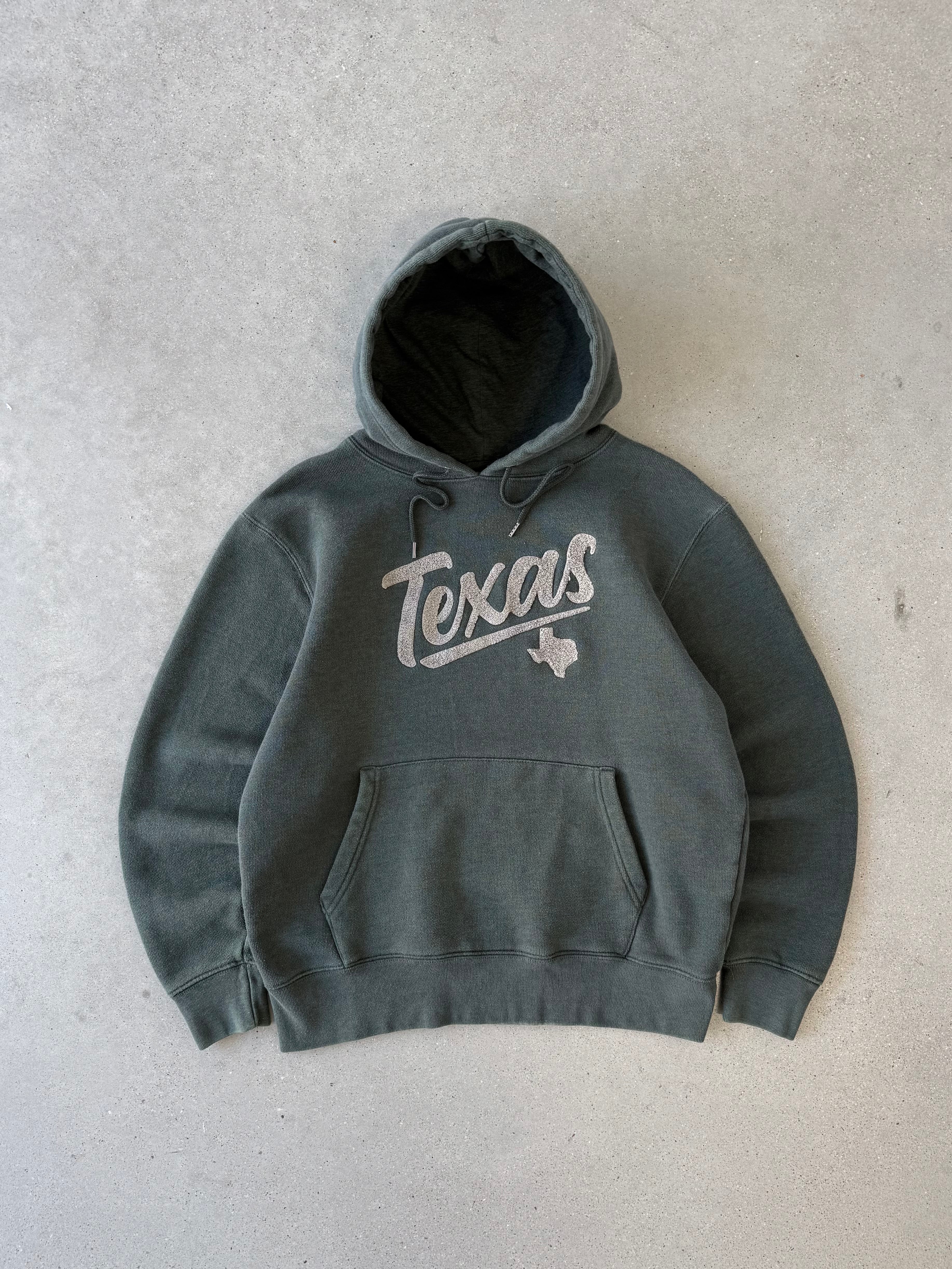 Vintage Texas Green Hoodie - M