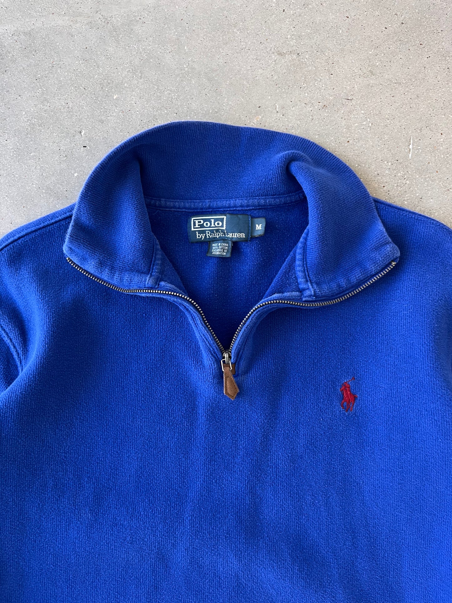 Vintage Polo Ralph Lauren Blue Quarter Zip - M