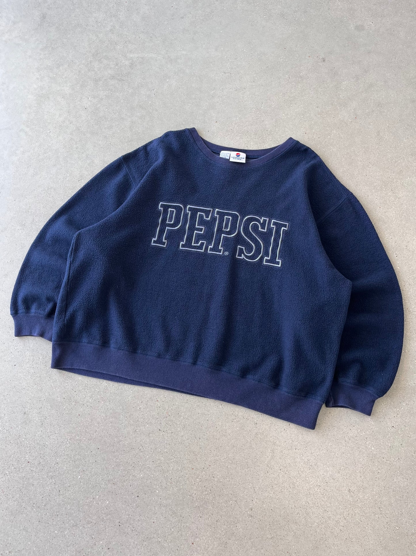 Vintage PEPSI Fleece Boxy Crewneck - XL