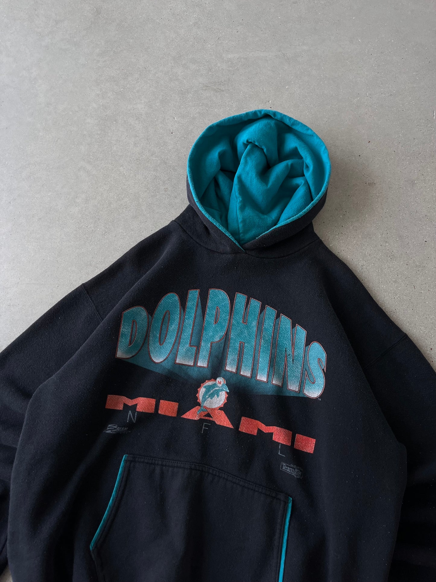 Vintage 1992 Dolphins Miami Hoodie - XL