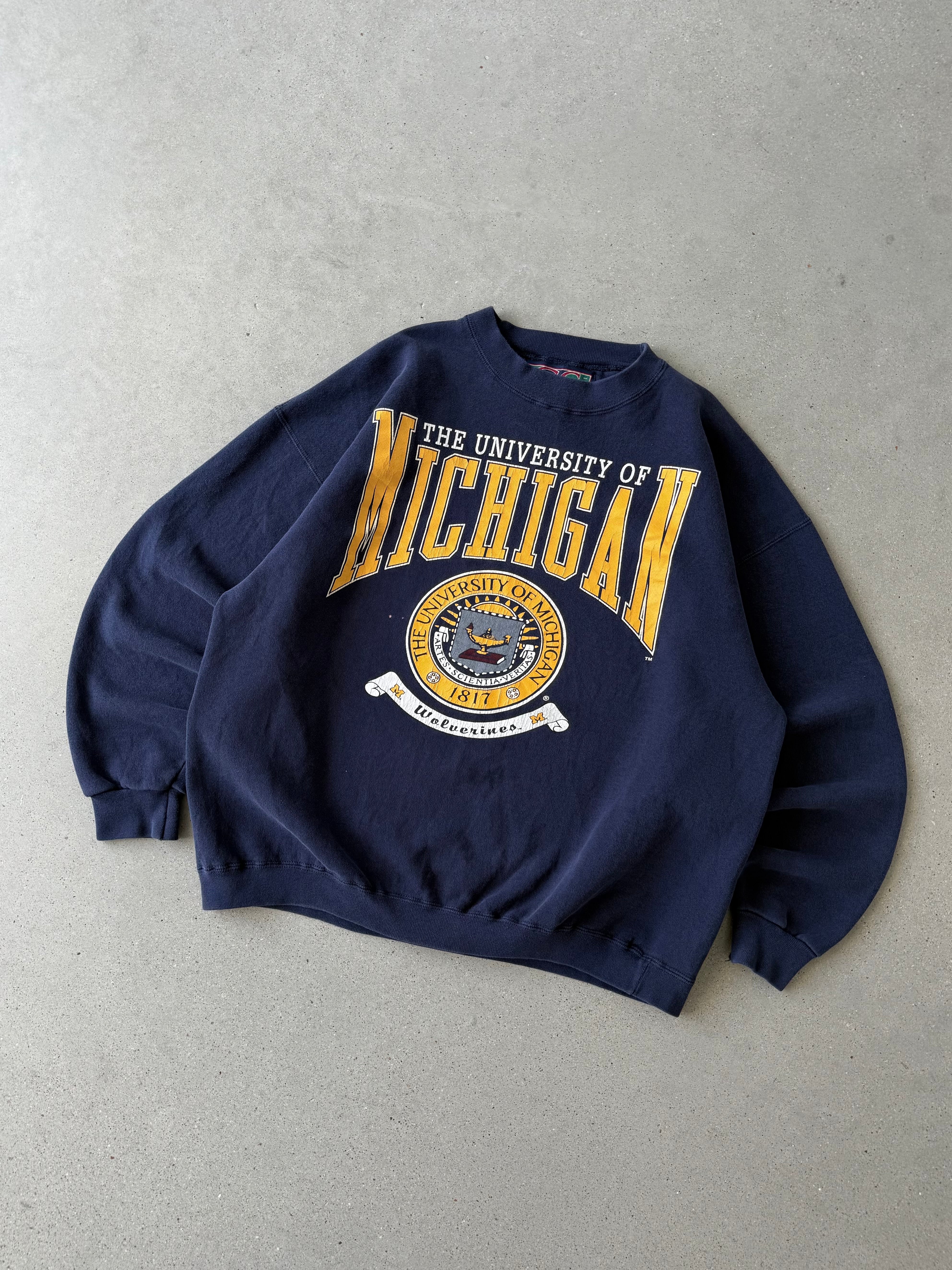 Vintage The University of Michigan Crewneck - L