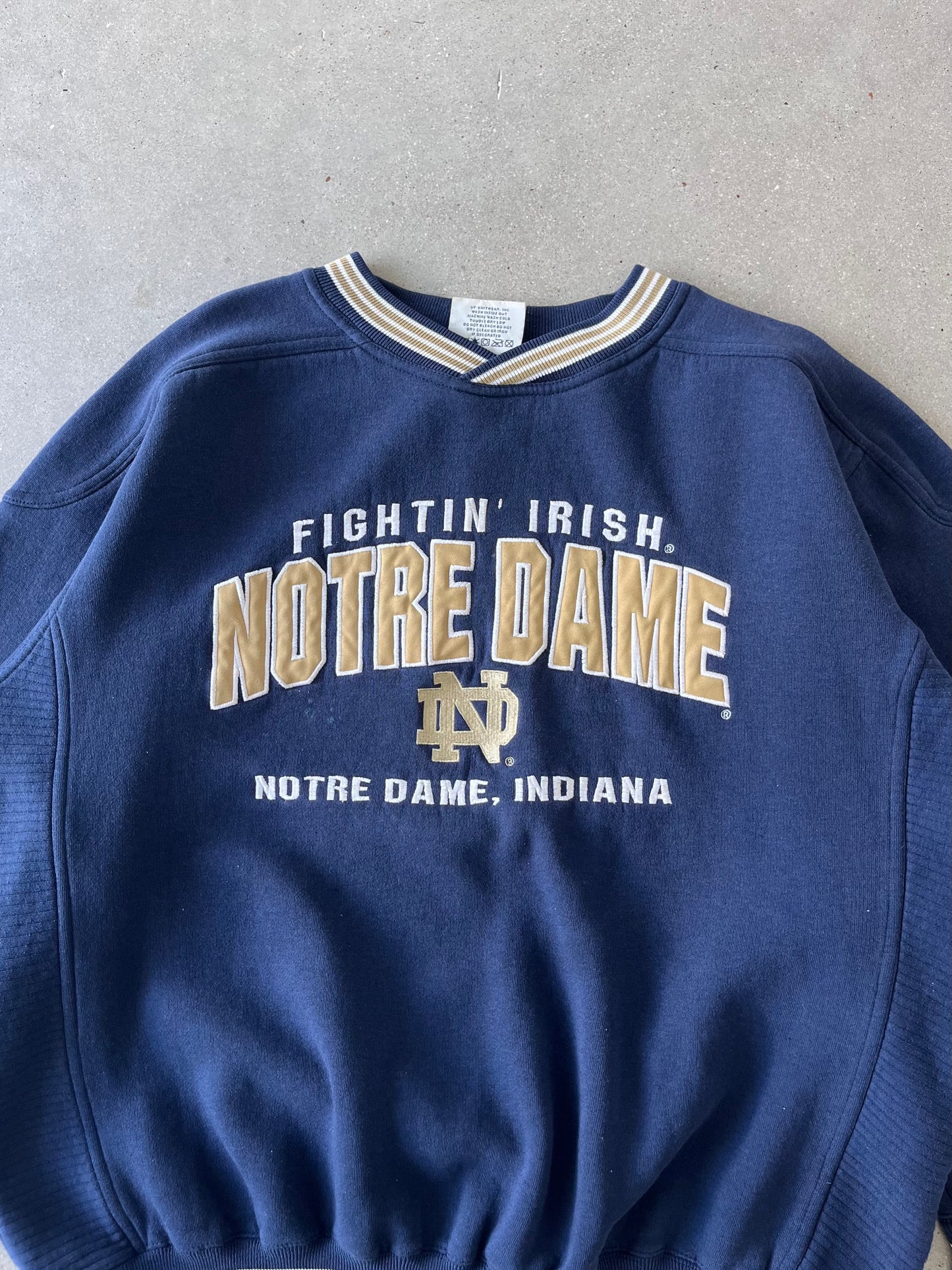 Vintage Fightin' Irish Notre Dame Crewneck - L