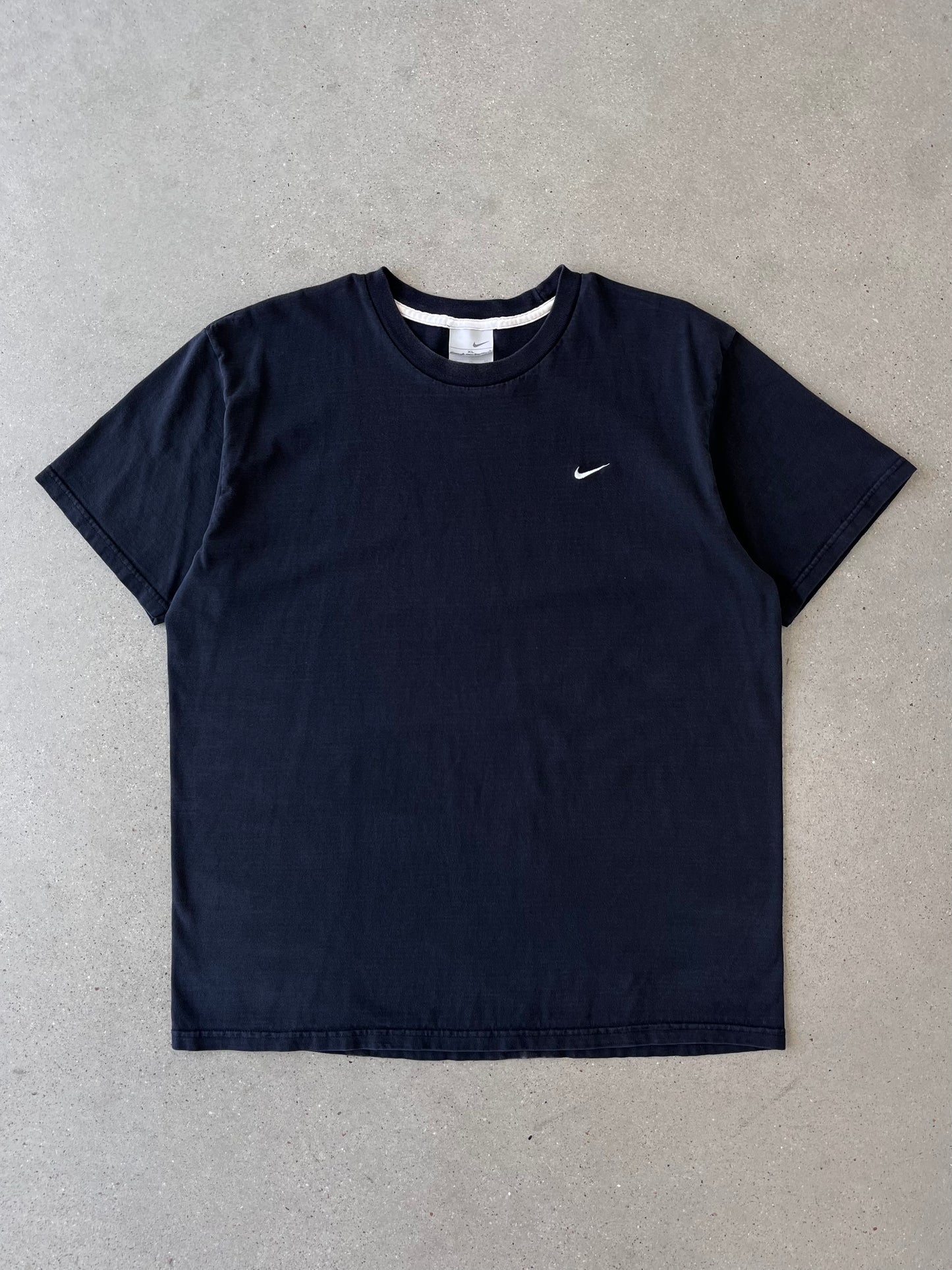 Vintage Nike Mini Swoosh Black Tee - L