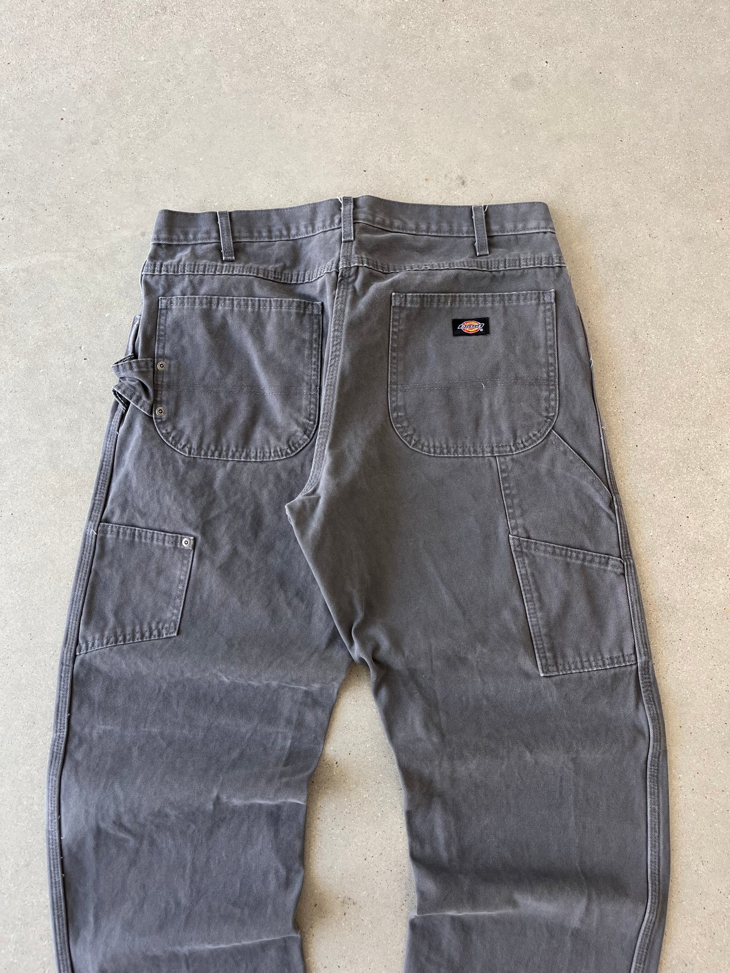 Vintage Dickies Gray Carpenter Pants - 34x32