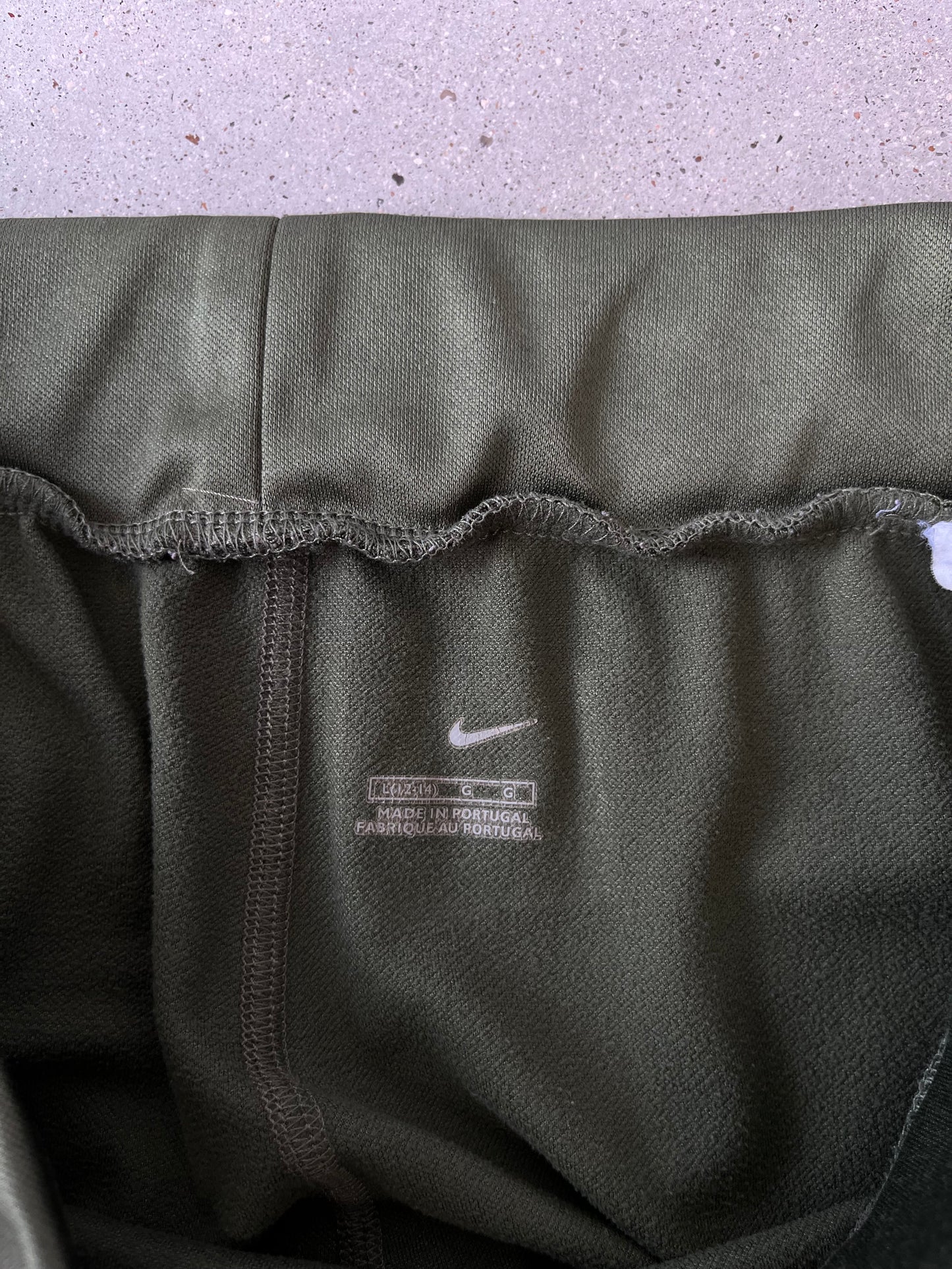 Vintage Y2K Nike Women's Olive Track Pants - L