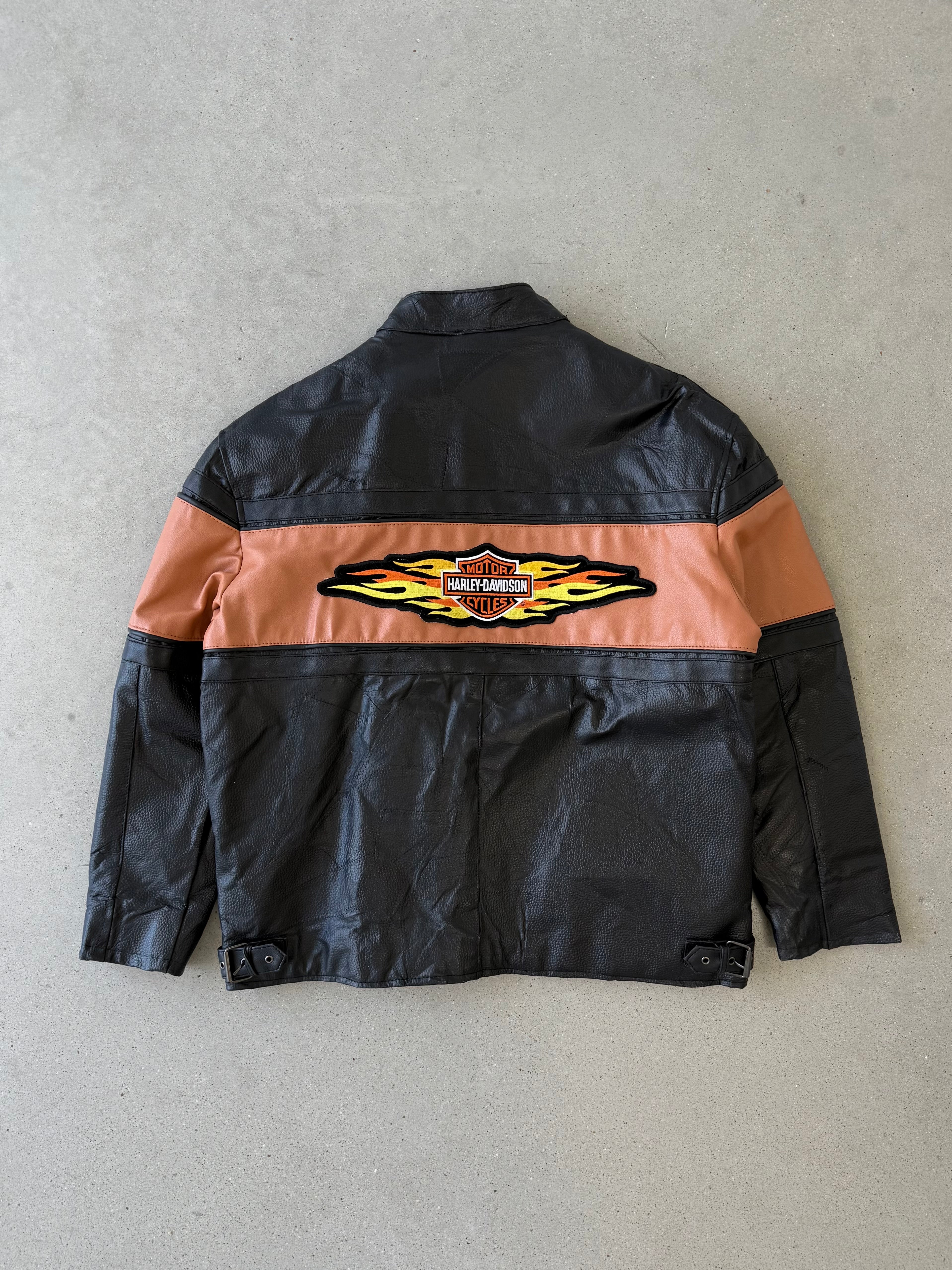 Vintage Harley Davidson Leather Jacket - XL
