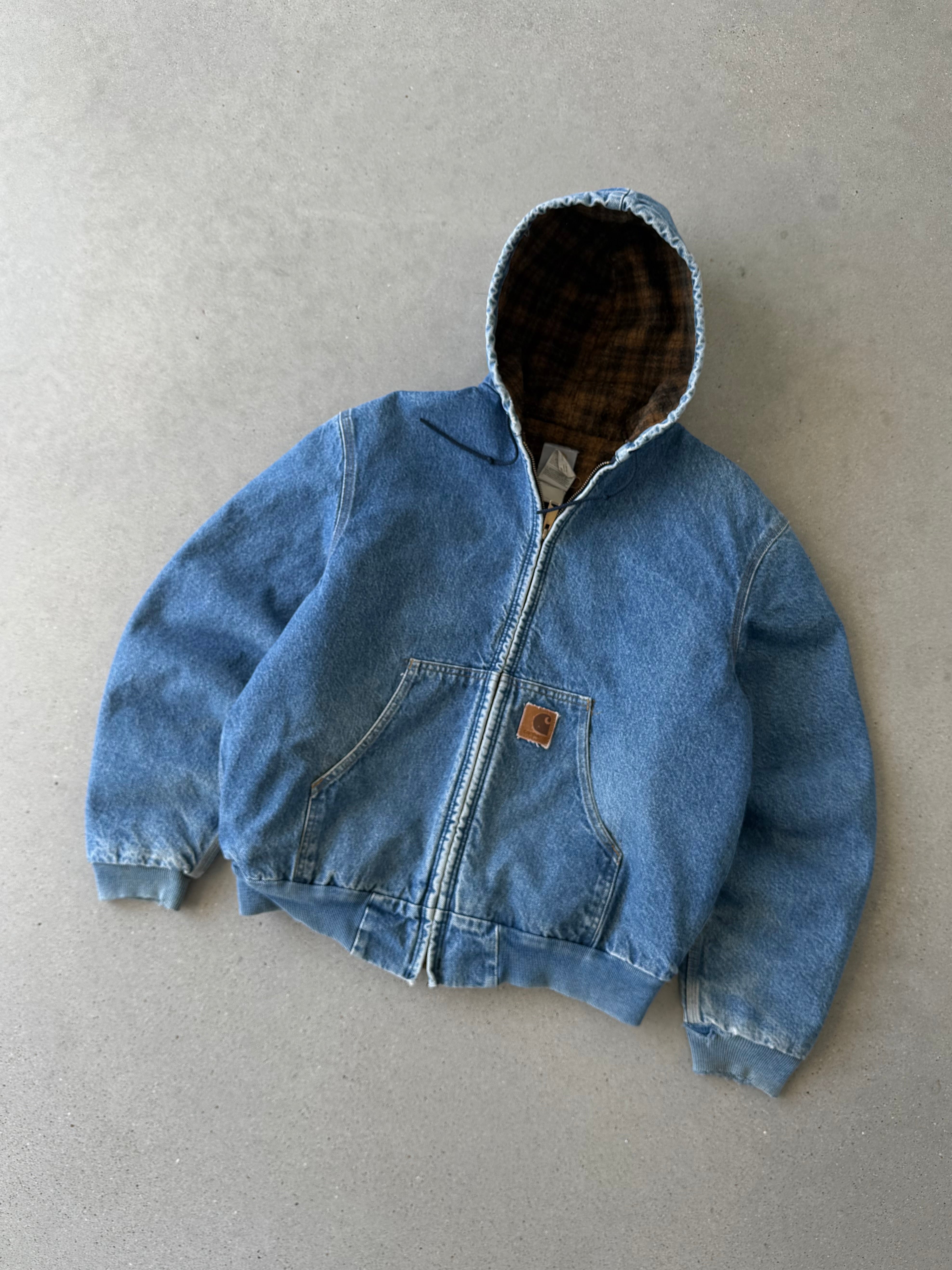 Vintage Carhartt Denim J08 DST Active Jacket - L